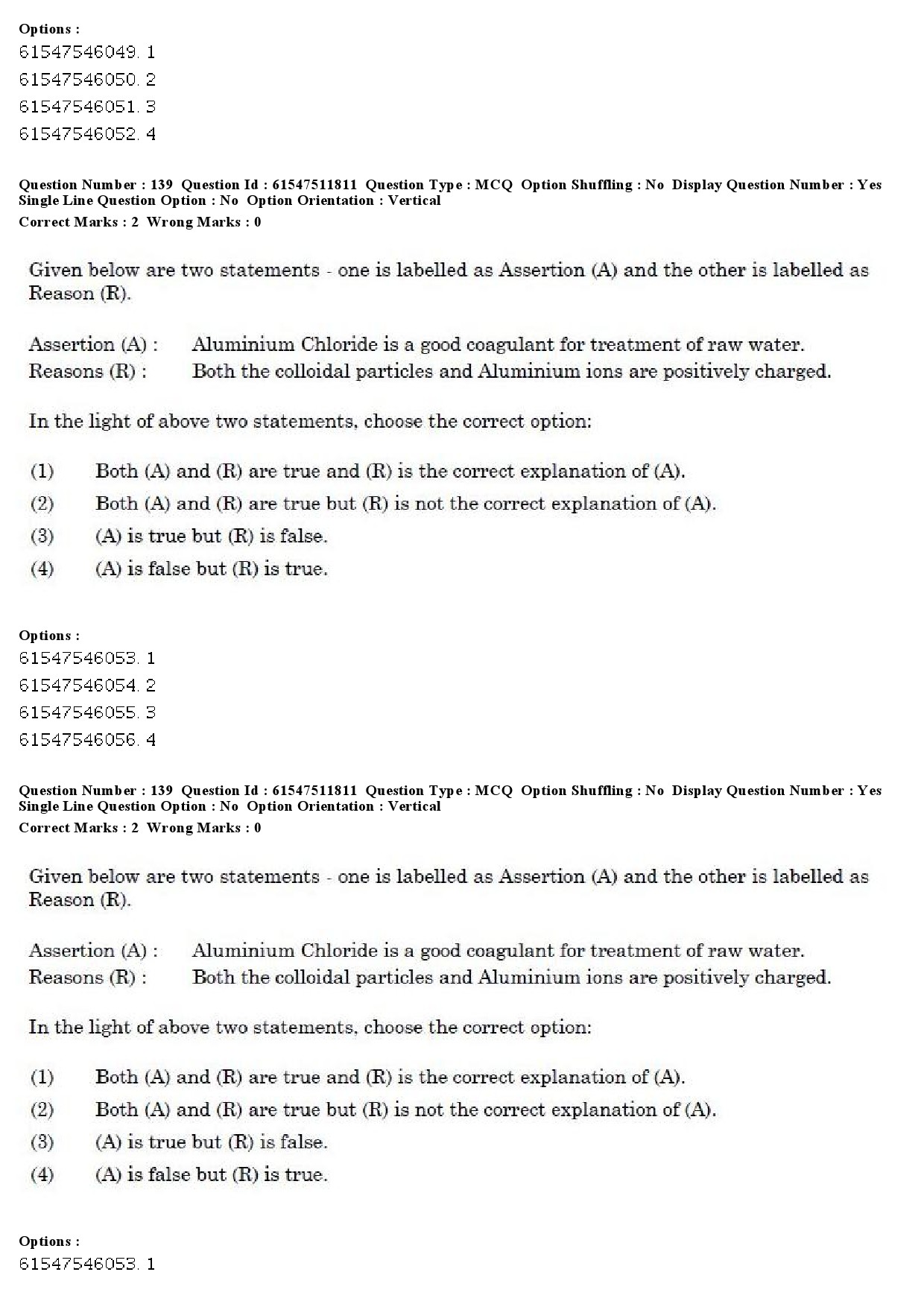 UGC NET Environmental Sciences Question Paper December 2019 140