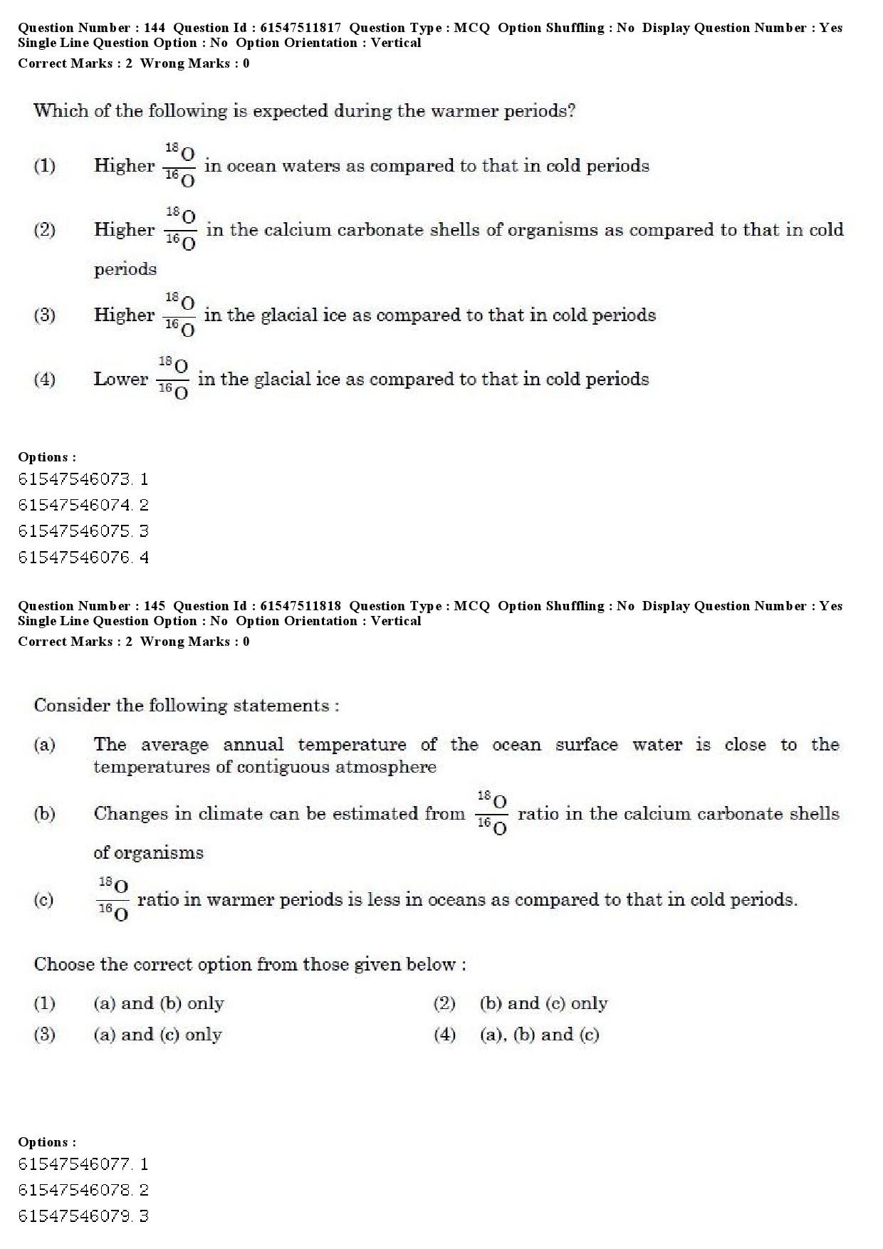 UGC NET Environmental Sciences Question Paper December 2019 146