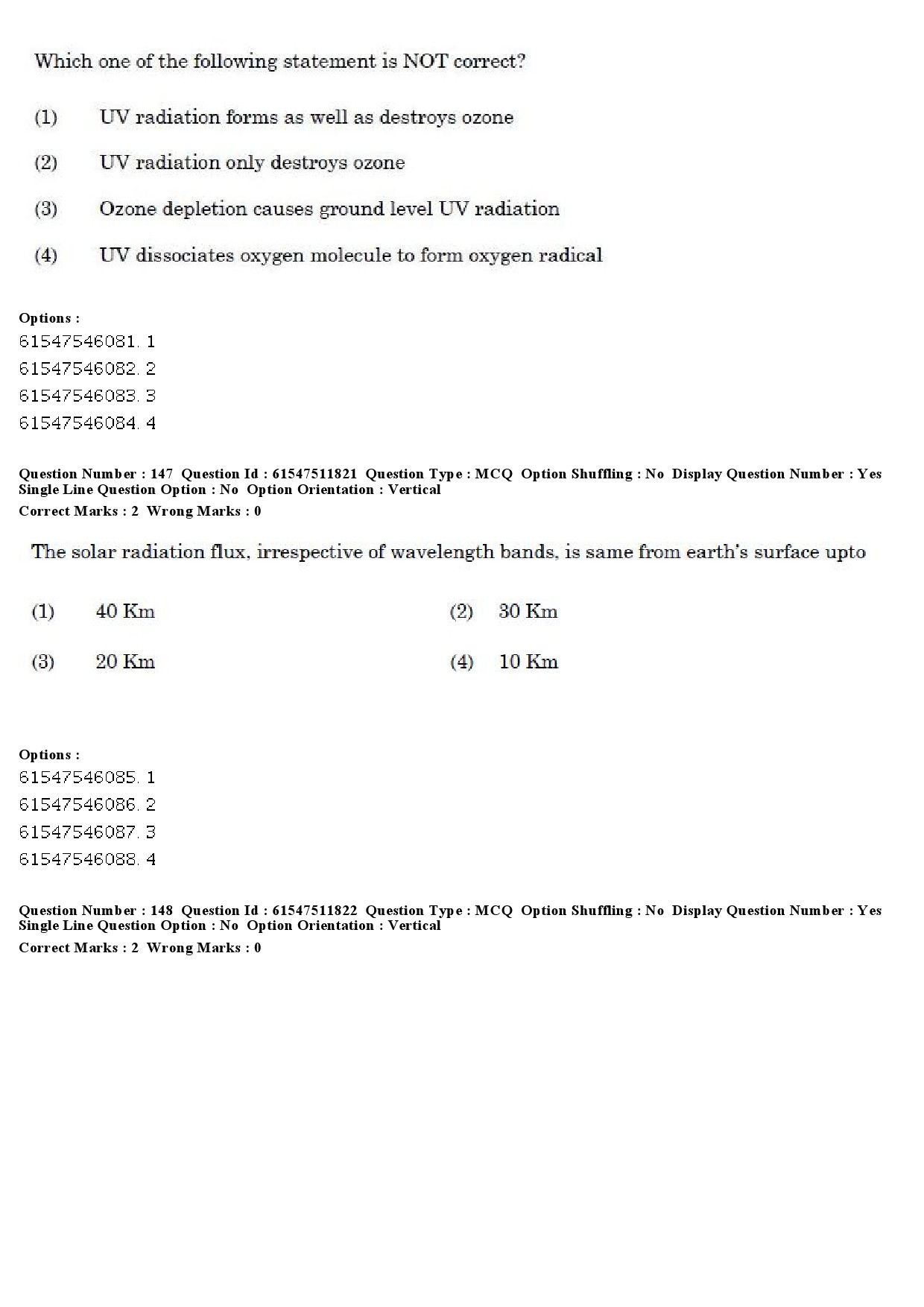 UGC NET Environmental Sciences Question Paper December 2019 153