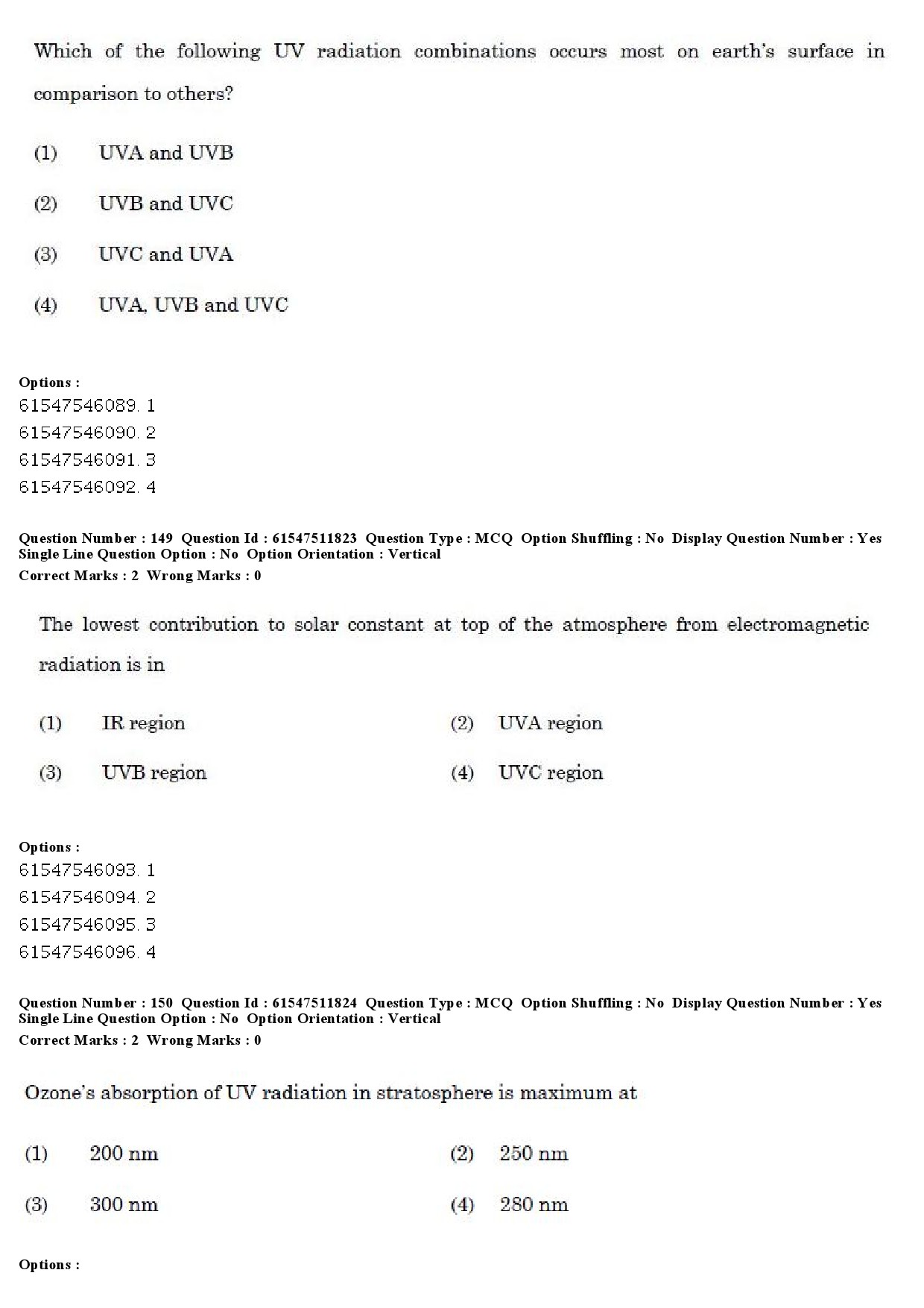 UGC NET Environmental Sciences Question Paper December 2019 154