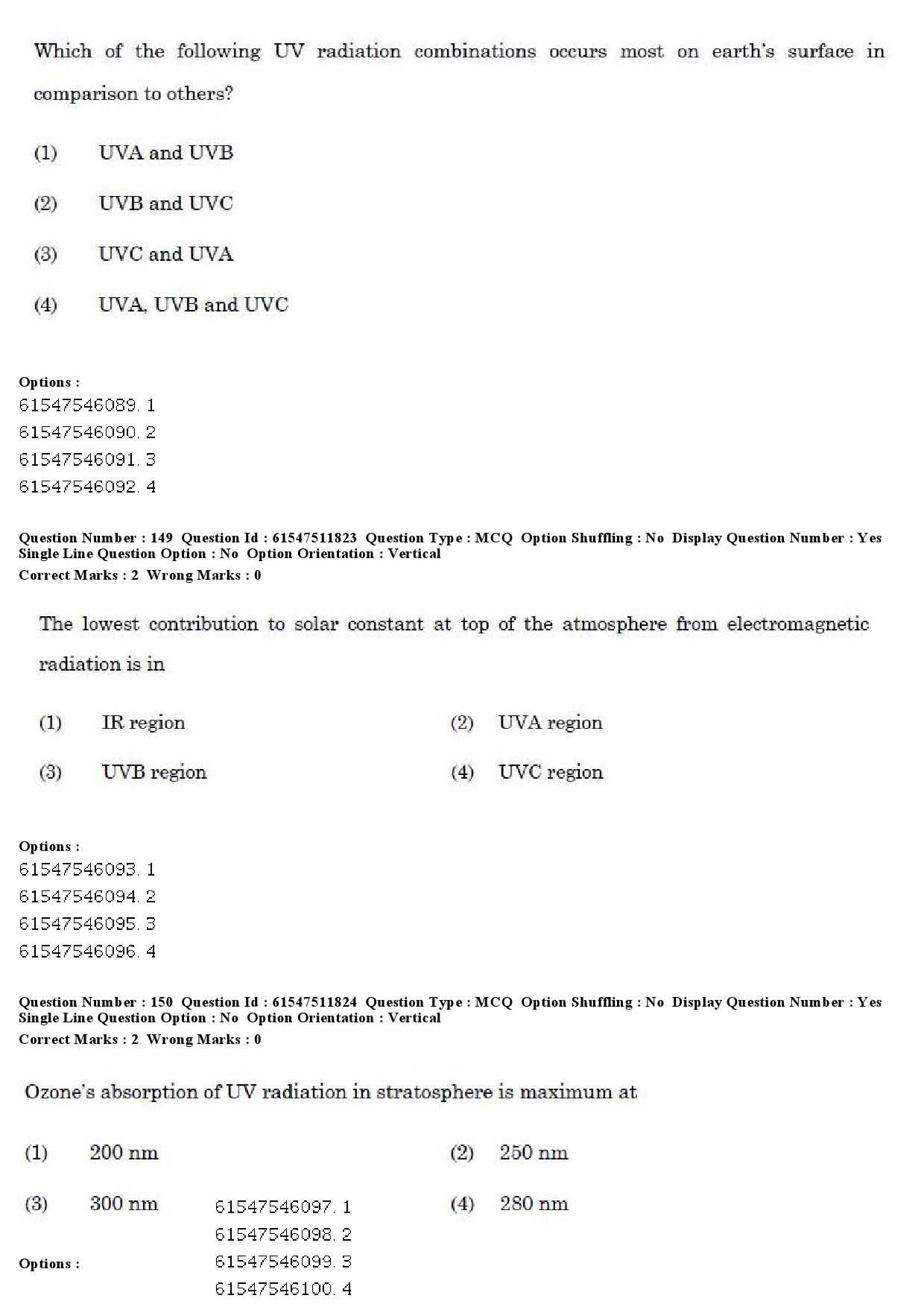 UGC NET Environmental Sciences Question Paper December 2019 157