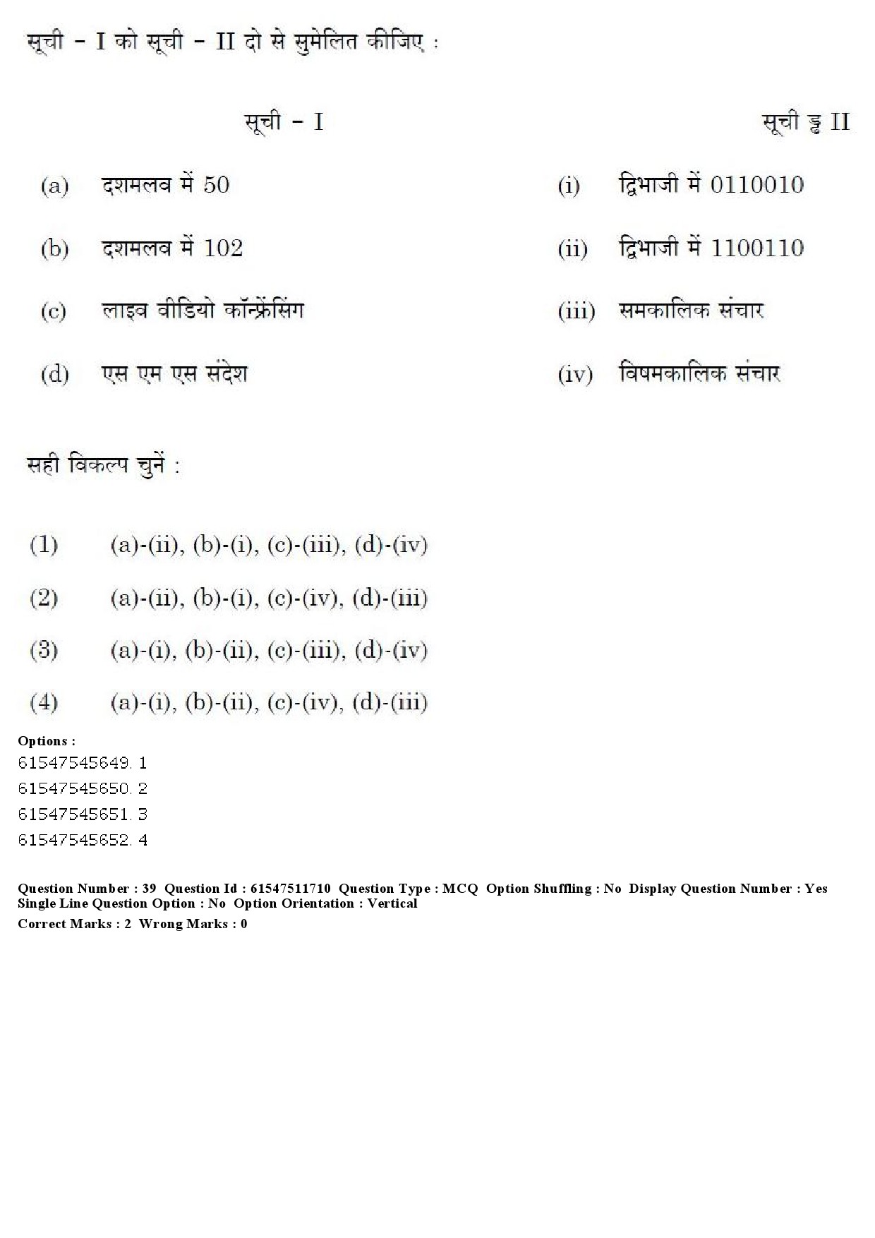 UGC NET Environmental Sciences Question Paper December 2019 38