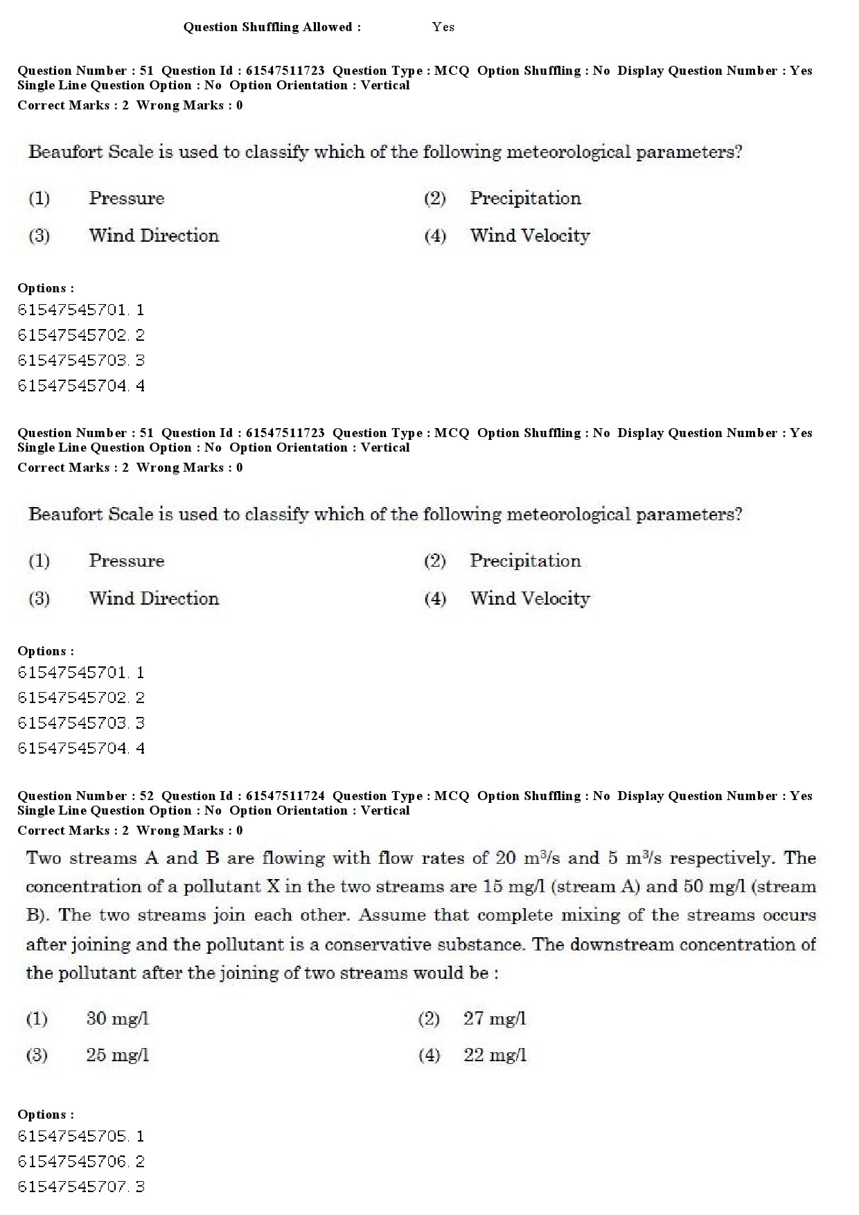 UGC NET Environmental Sciences Question Paper December 2019 54