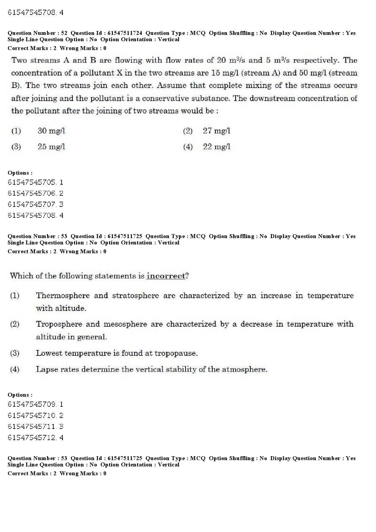 UGC NET Environmental Sciences Question Paper December 2019 55