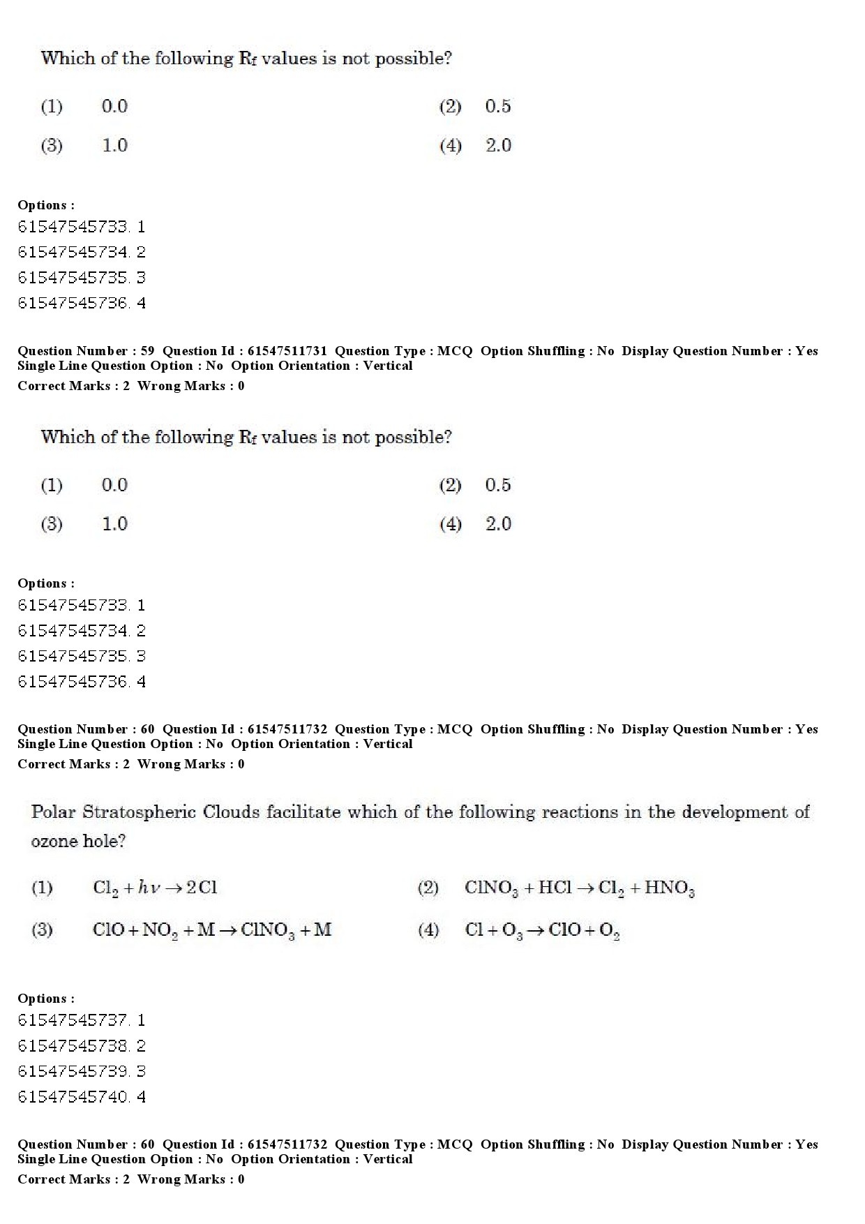 UGC NET Environmental Sciences Question Paper December 2019 60