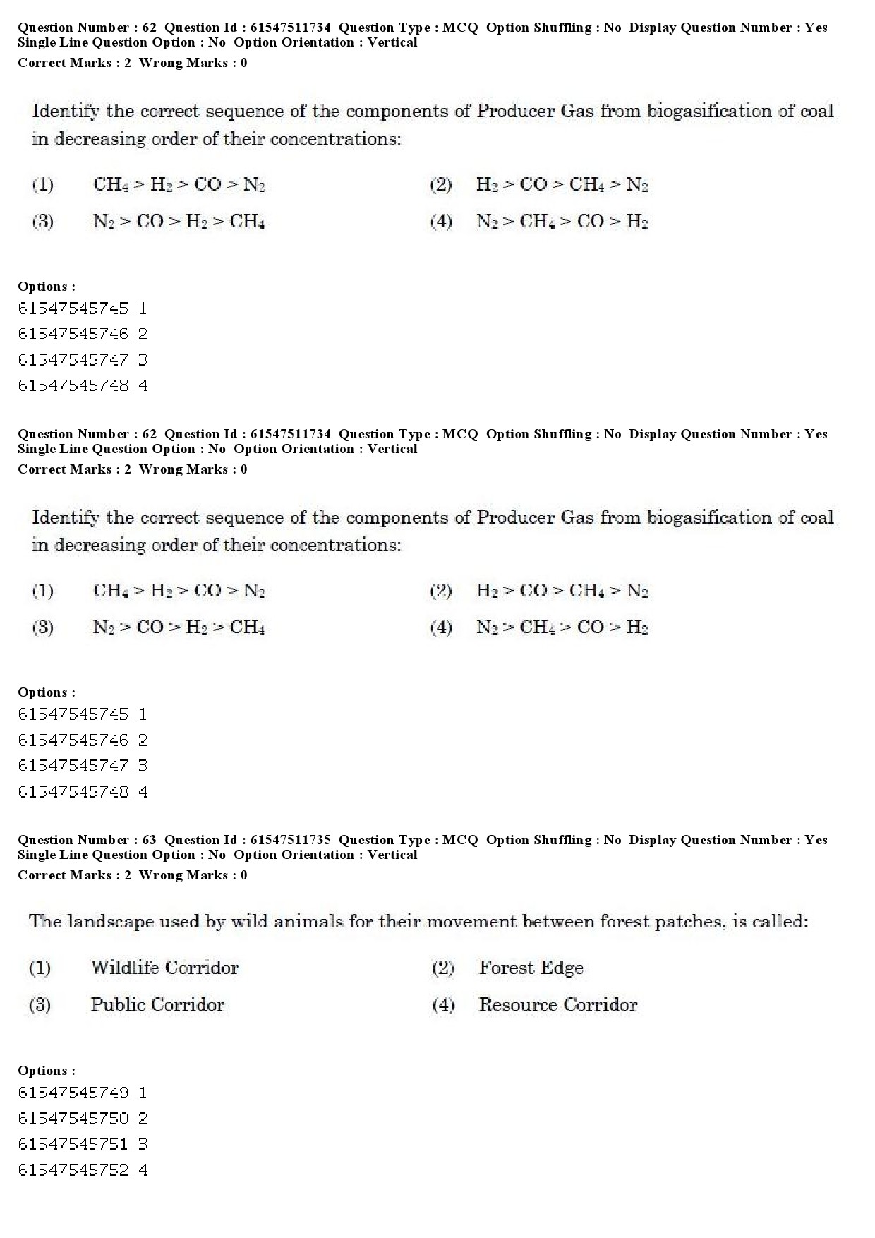 UGC NET Environmental Sciences Question Paper December 2019 62