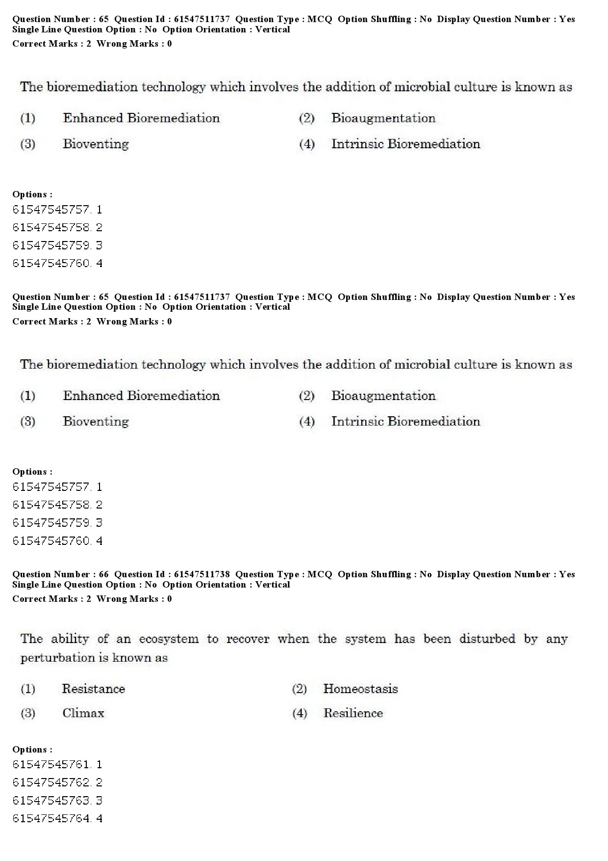 UGC NET Environmental Sciences Question Paper December 2019 64