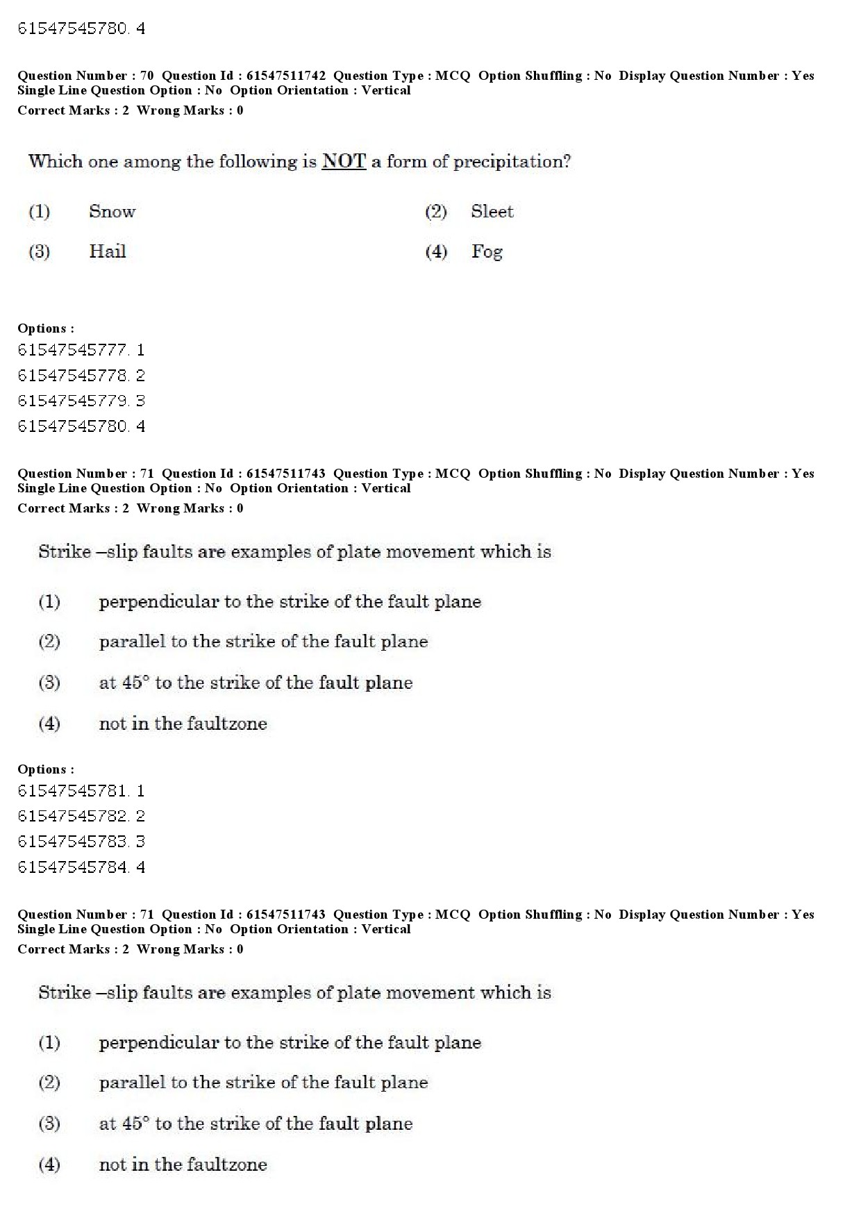 UGC NET Environmental Sciences Question Paper December 2019 68