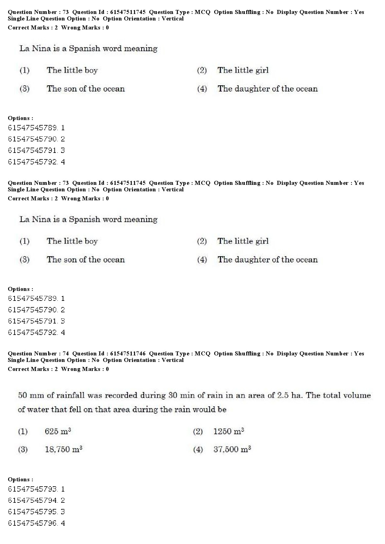 UGC NET Environmental Sciences Question Paper December 2019 70