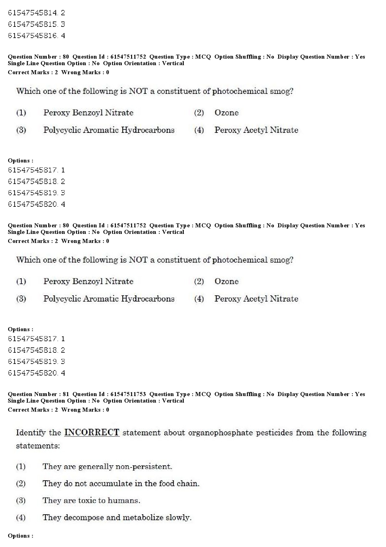 UGC NET Environmental Sciences Question Paper December 2019 75