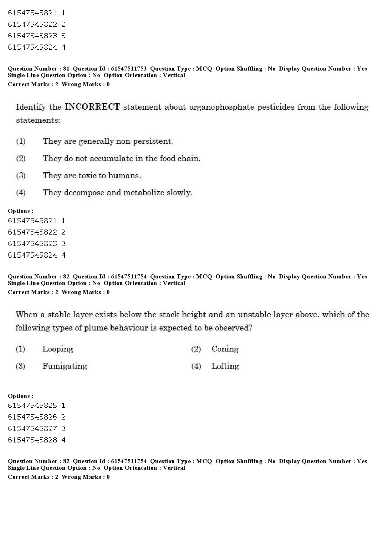 UGC NET Environmental Sciences Question Paper December 2019 76