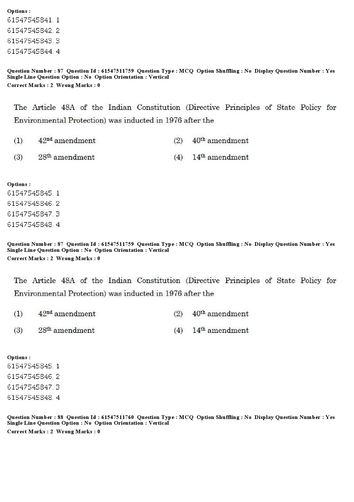 UGC NET Environmental Sciences Question Paper December 2019 80