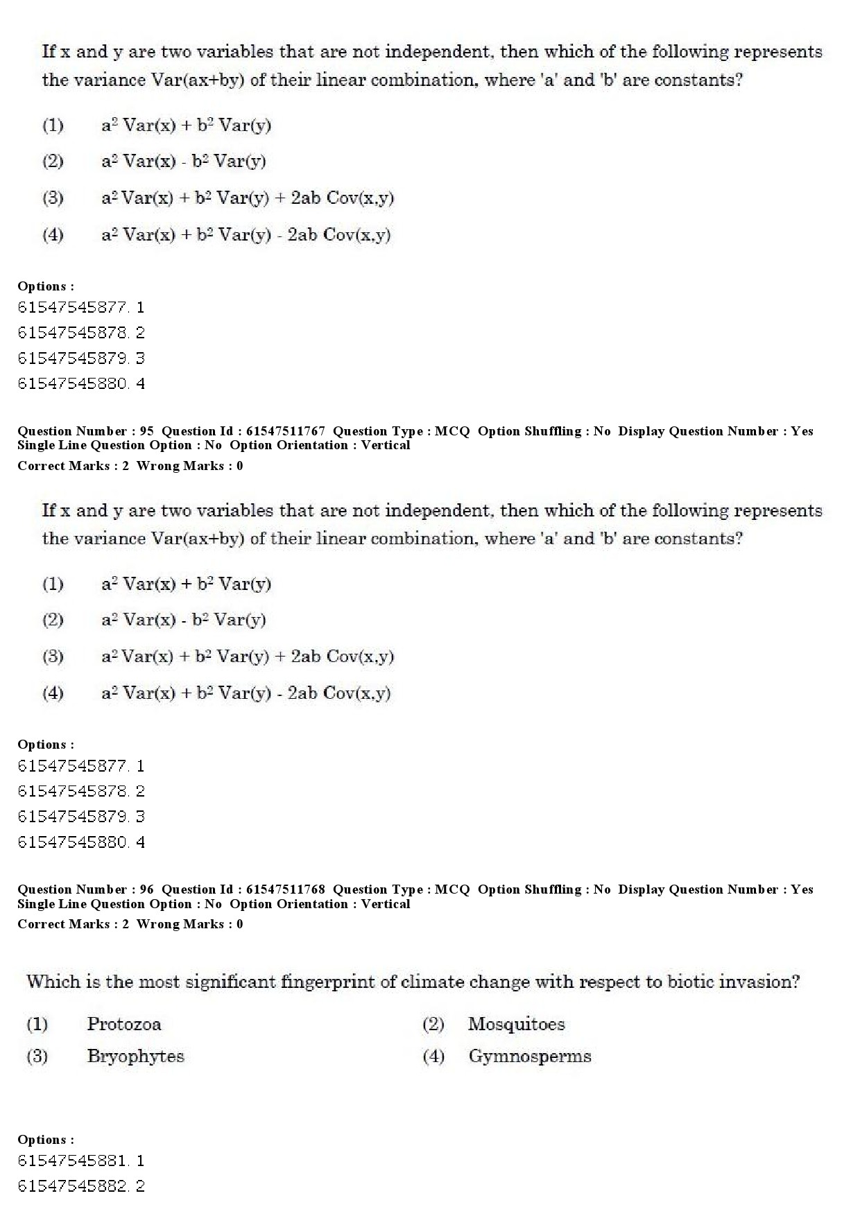 UGC NET Environmental Sciences Question Paper December 2019 87