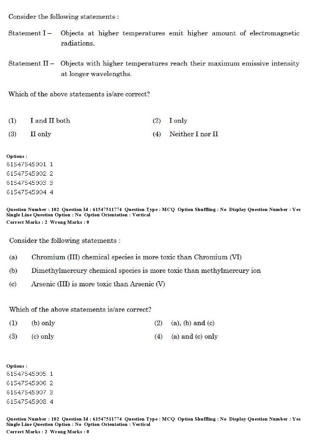 UGC NET Environmental Sciences Question Paper December 2019 92