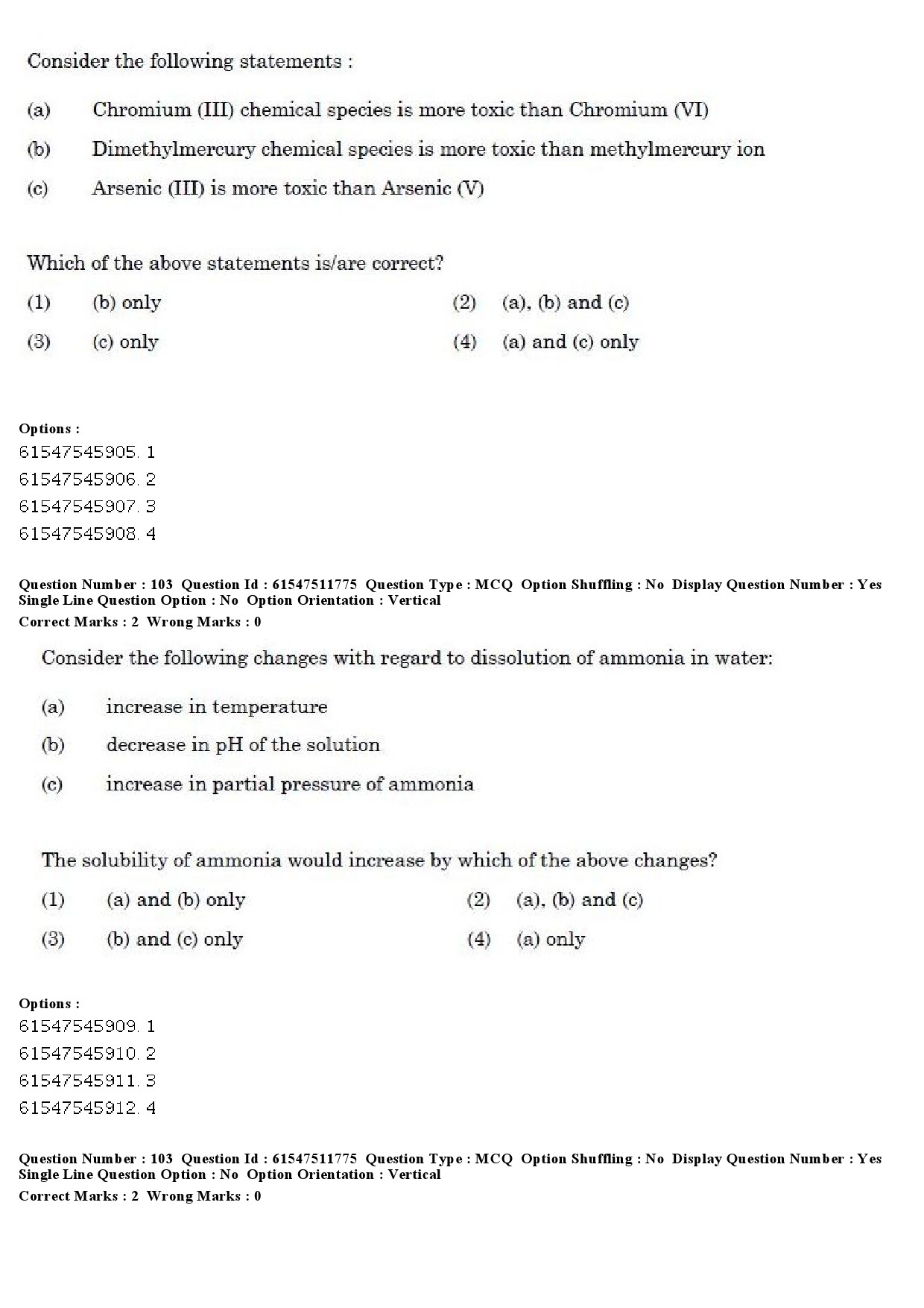 UGC NET Environmental Sciences Question Paper December 2019 93