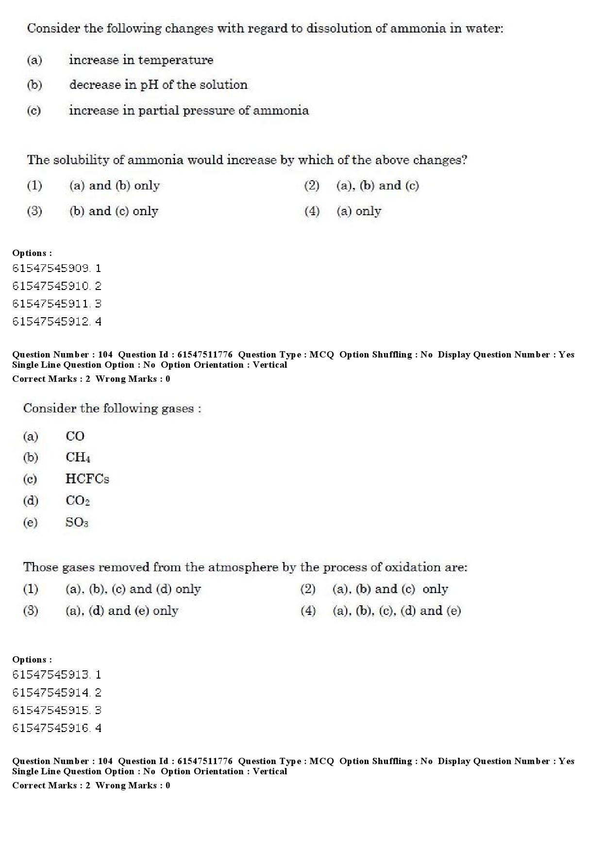 UGC NET Environmental Sciences Question Paper December 2019 94