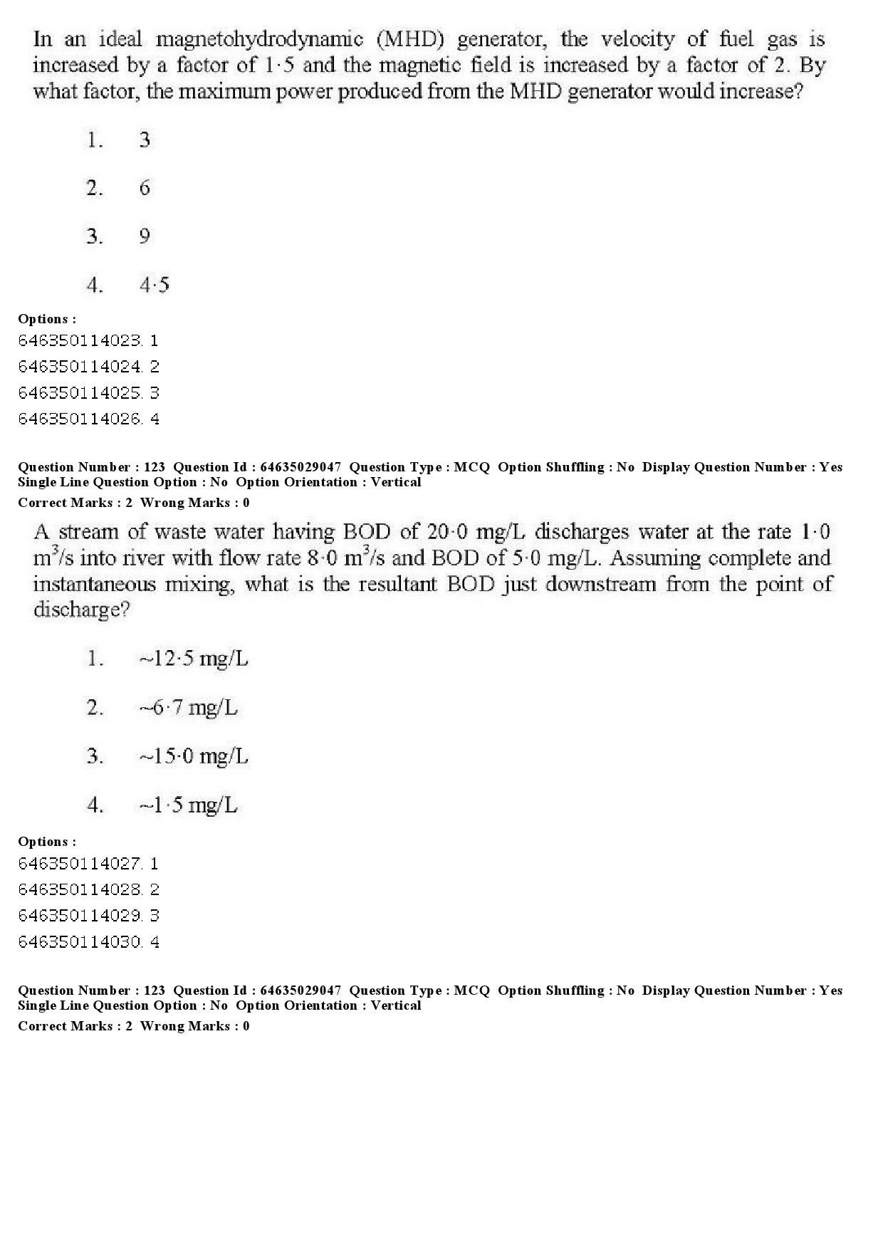 UGC NET Environmental Sciences Question Paper June 2019 112