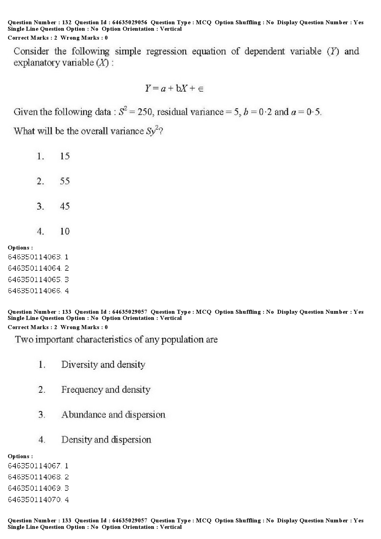 UGC NET Environmental Sciences Question Paper June 2019 125