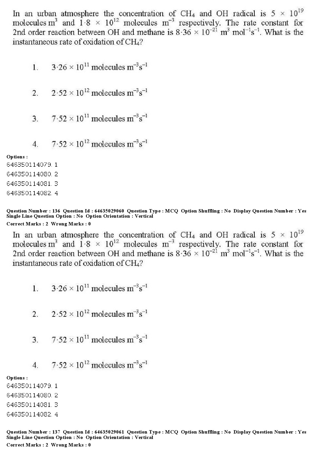 UGC NET Environmental Sciences Question Paper June 2019 130