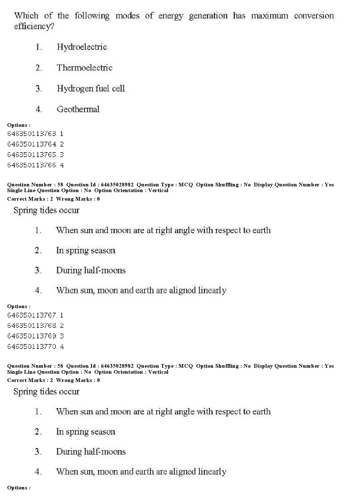 UGC NET Environmental Sciences Question Paper June 2019 43