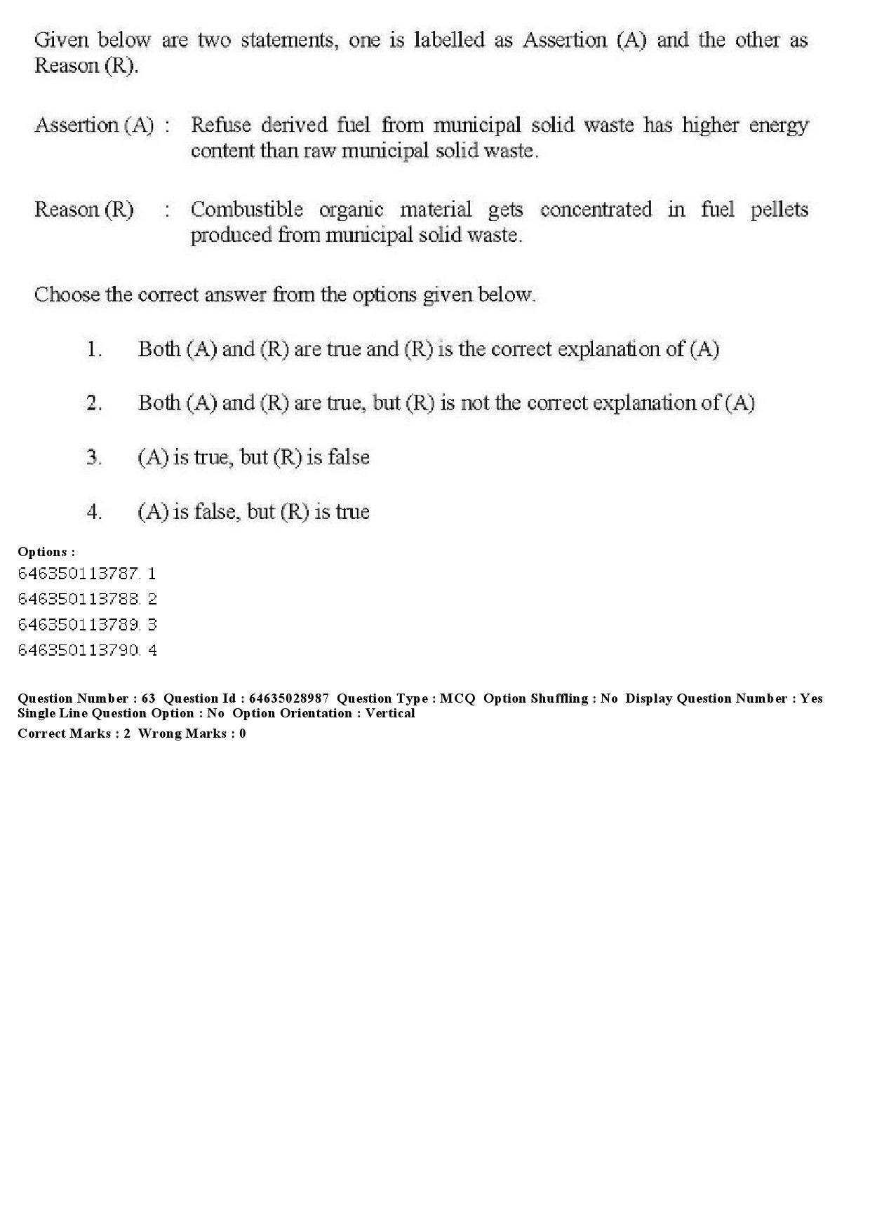 UGC NET Environmental Sciences Question Paper June 2019 49