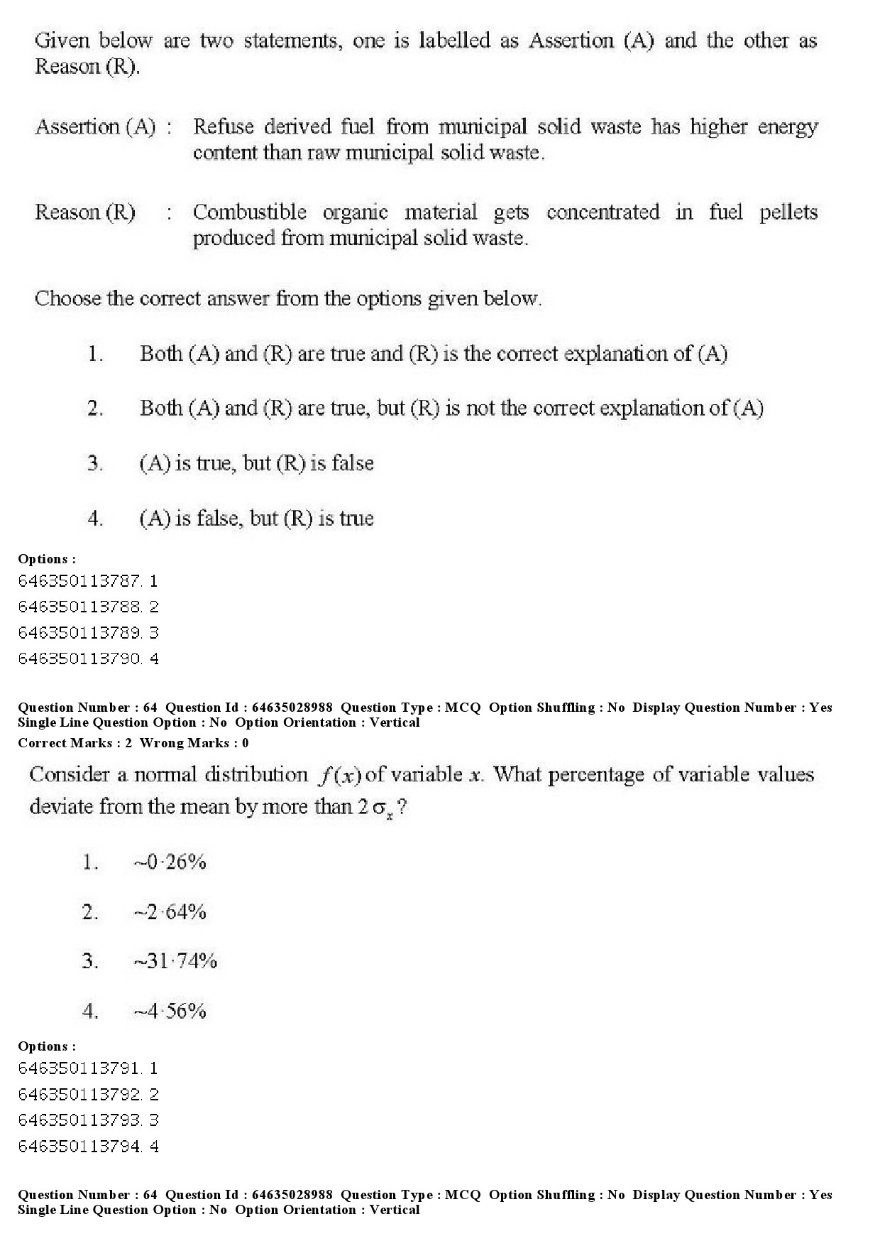 UGC NET Environmental Sciences Question Paper June 2019 50