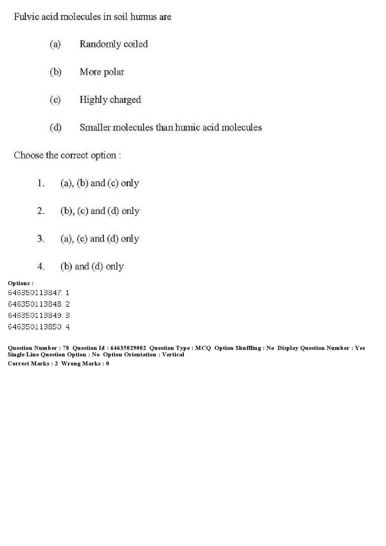 UGC NET Environmental Sciences Question Paper June 2019 67