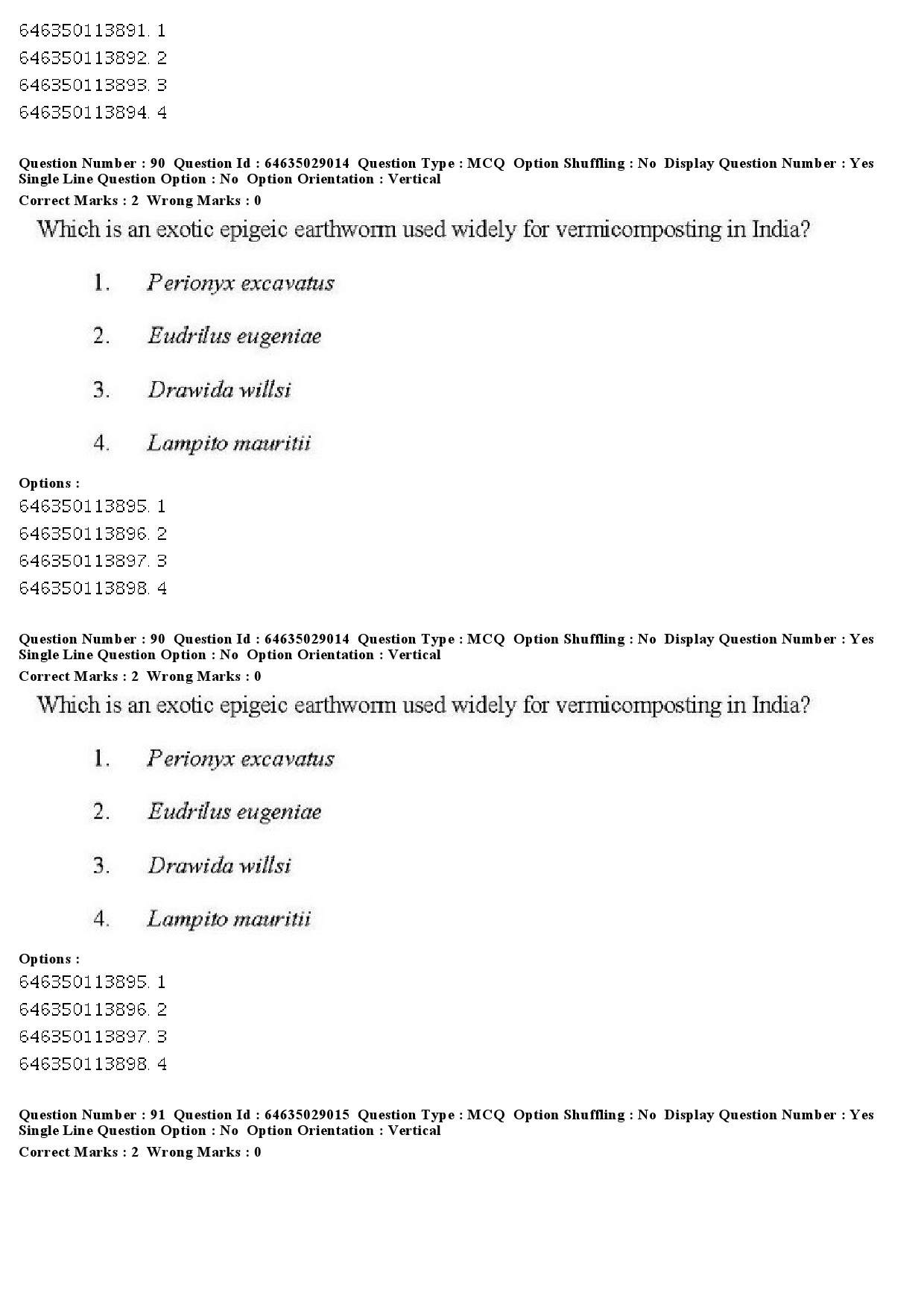 UGC NET Environmental Sciences Question Paper June 2019 81