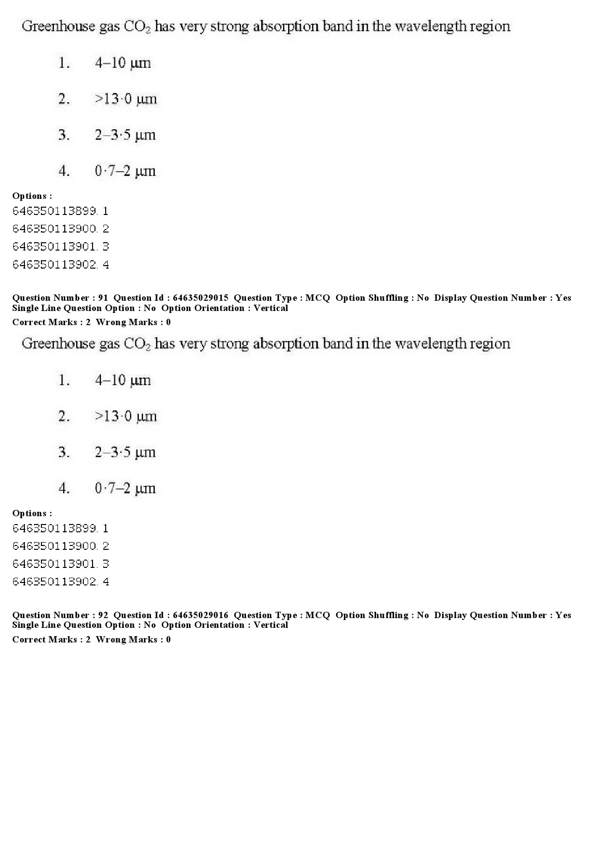 UGC NET Environmental Sciences Question Paper June 2019 82