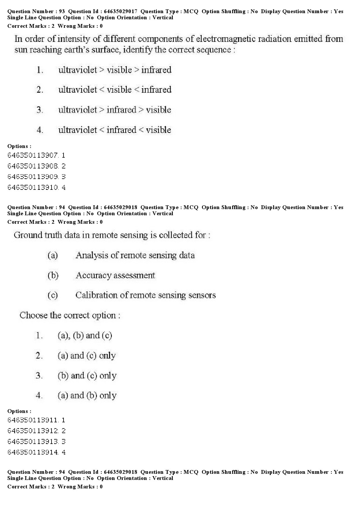 UGC NET Environmental Sciences Question Paper June 2019 85