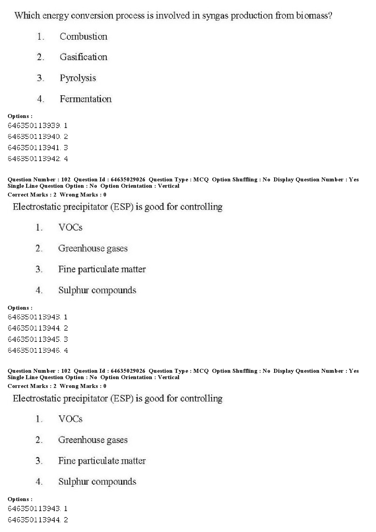 UGC NET Environmental Sciences Question Paper June 2019 92