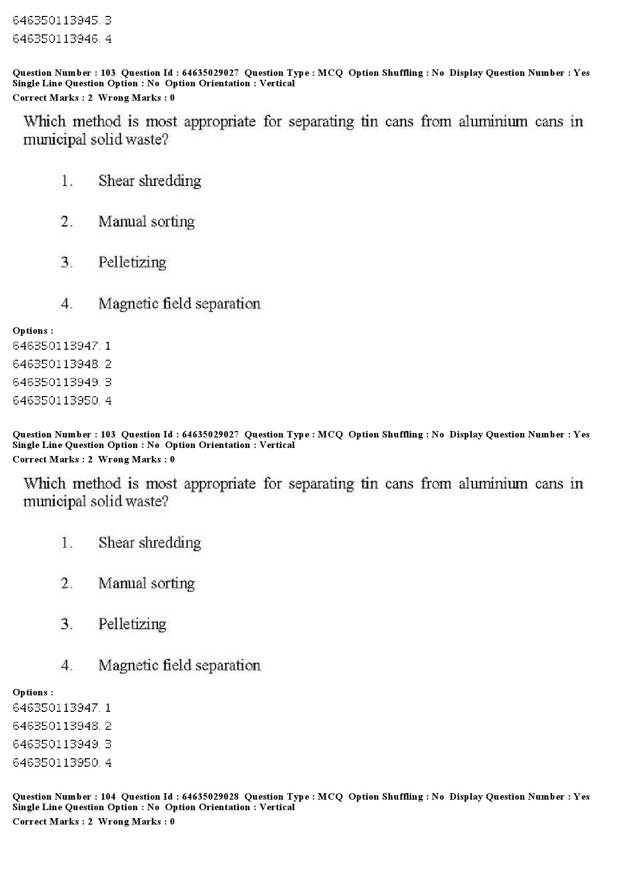 UGC NET Environmental Sciences Question Paper June 2019 93