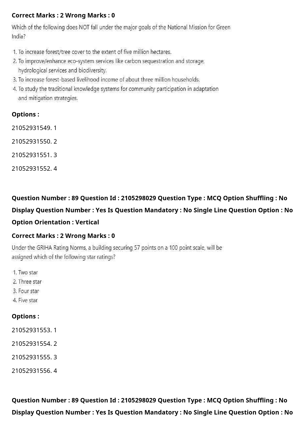 UGC NET Environmental Sciences Question Paper September 2020 106