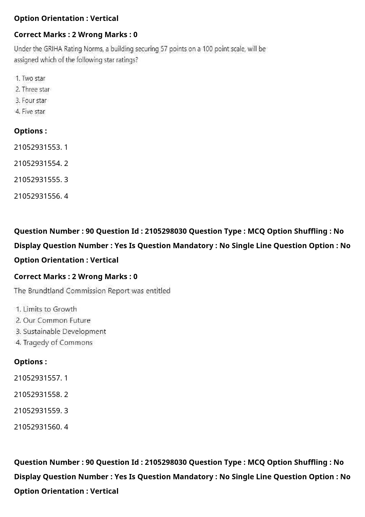 UGC NET Environmental Sciences Question Paper September 2020 107