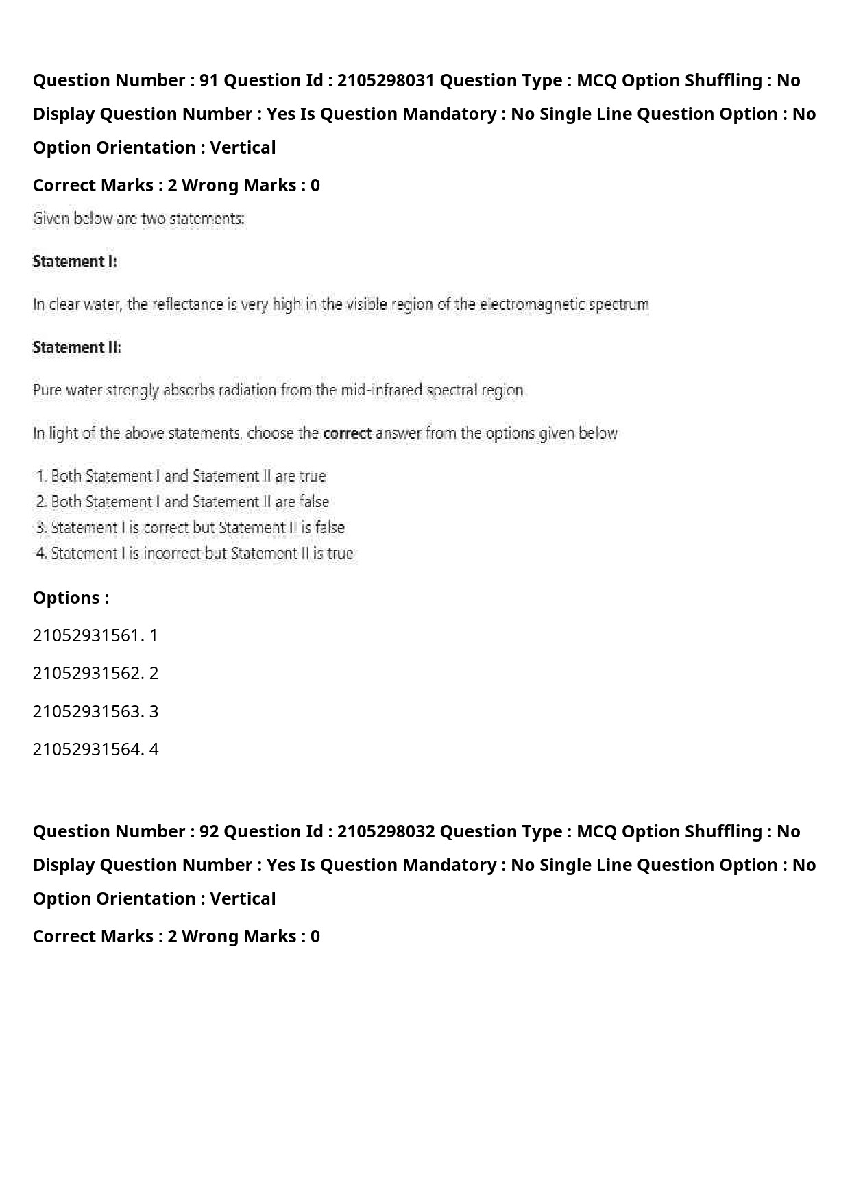 UGC NET Environmental Sciences Question Paper September 2020 109