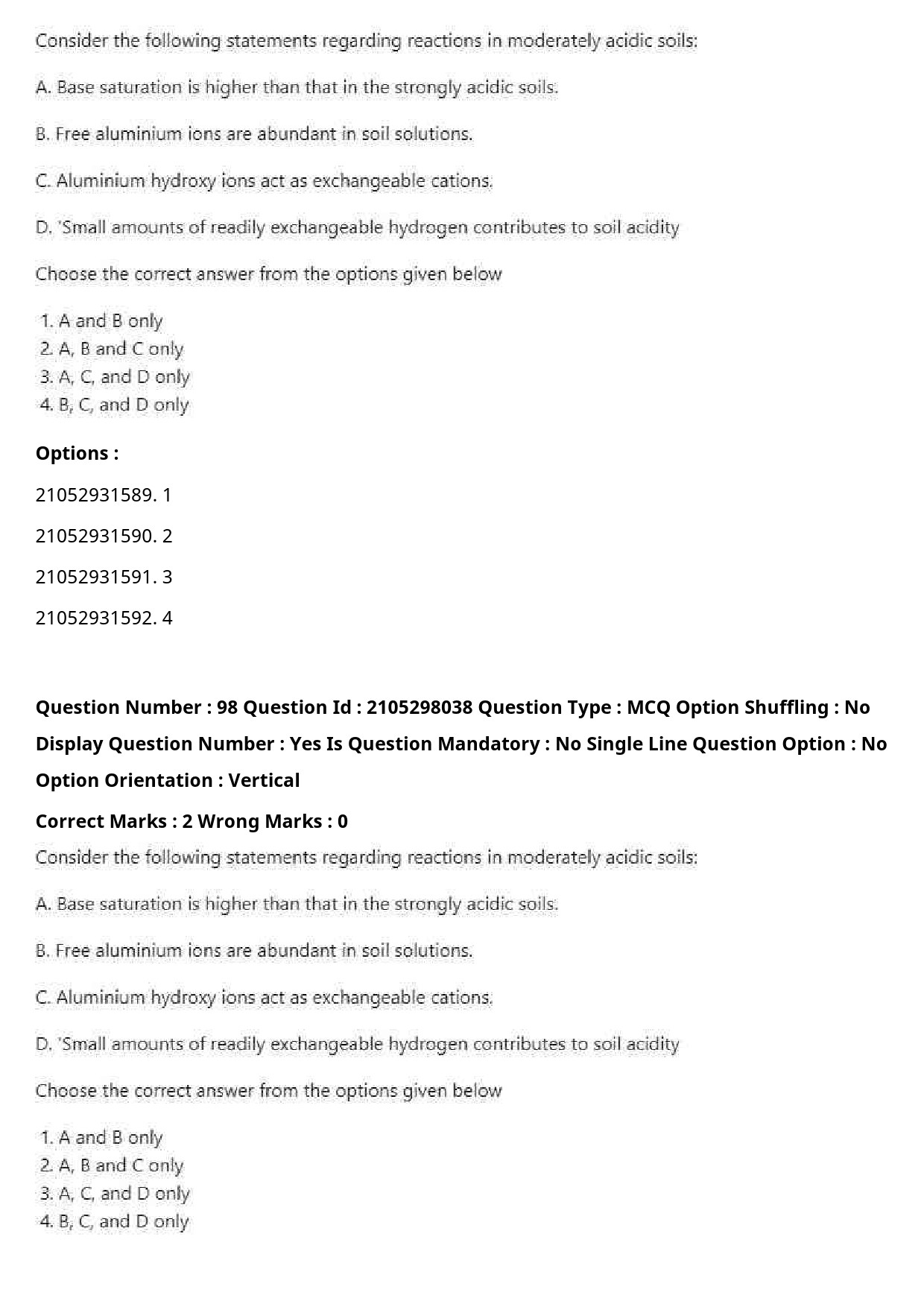 UGC NET Environmental Sciences Question Paper September 2020 121