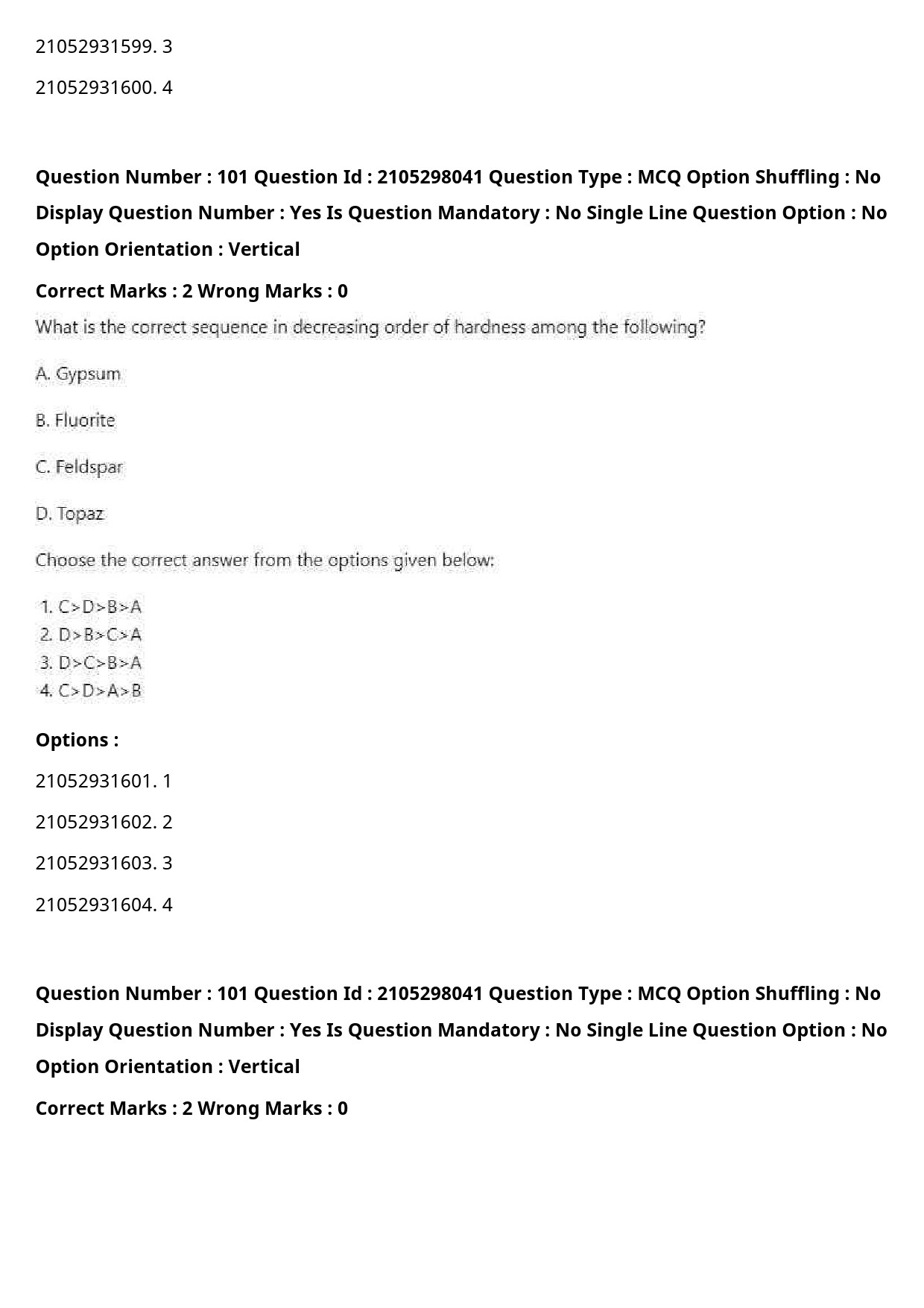 UGC NET Environmental Sciences Question Paper September 2020 125