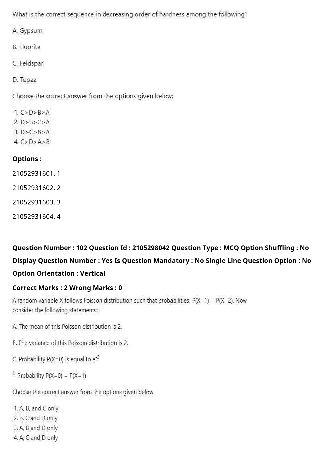 UGC NET Environmental Sciences Question Paper September 2020 126