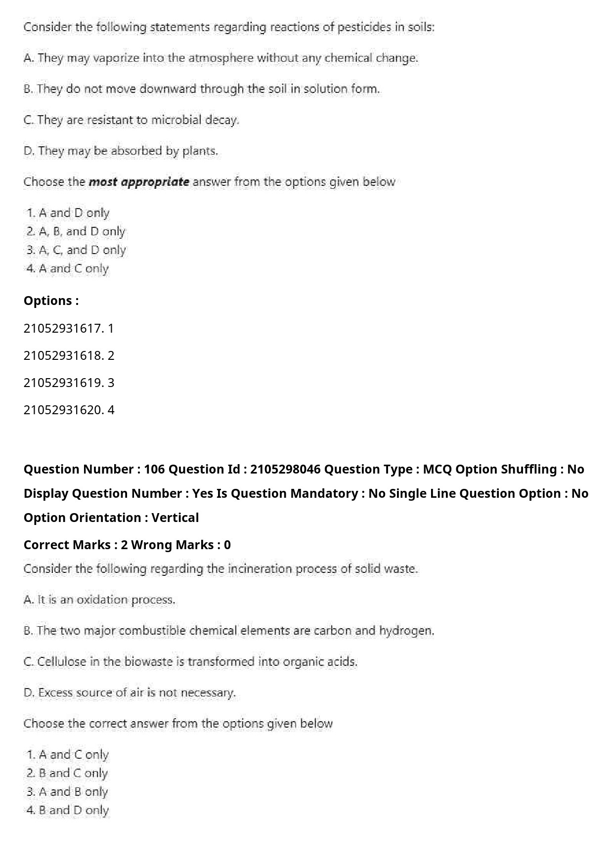 UGC NET Environmental Sciences Question Paper September 2020 132