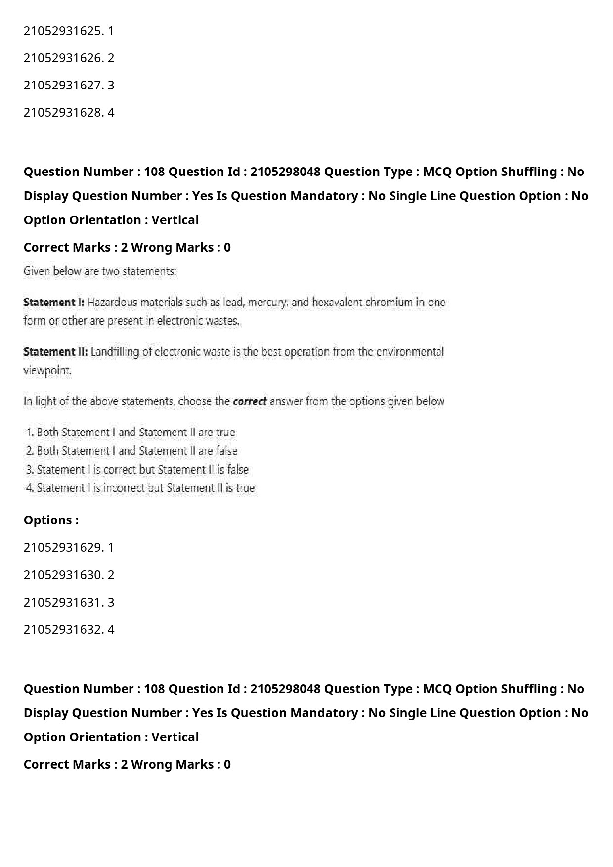 UGC NET Environmental Sciences Question Paper September 2020 135