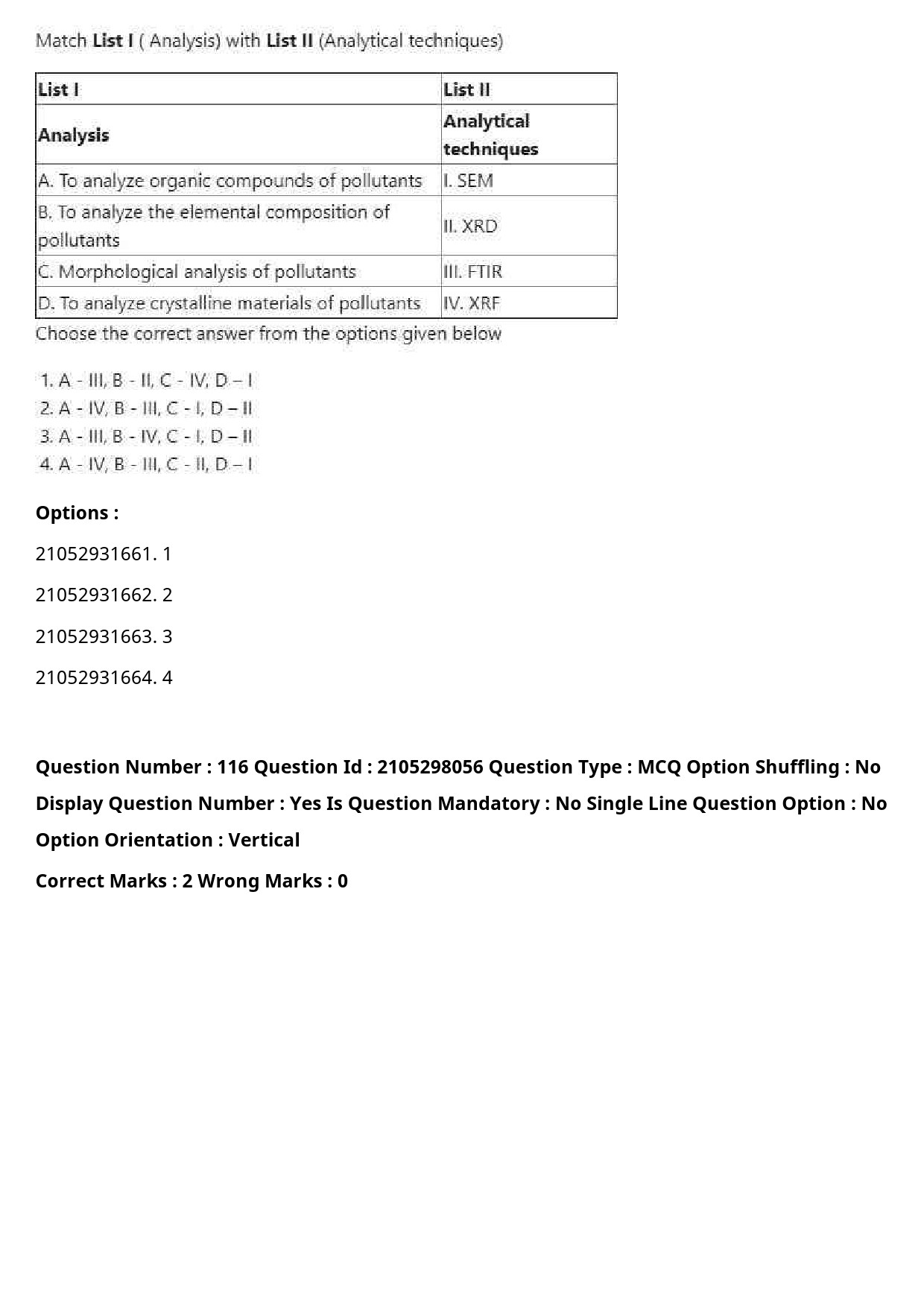 UGC NET Environmental Sciences Question Paper September 2020 148