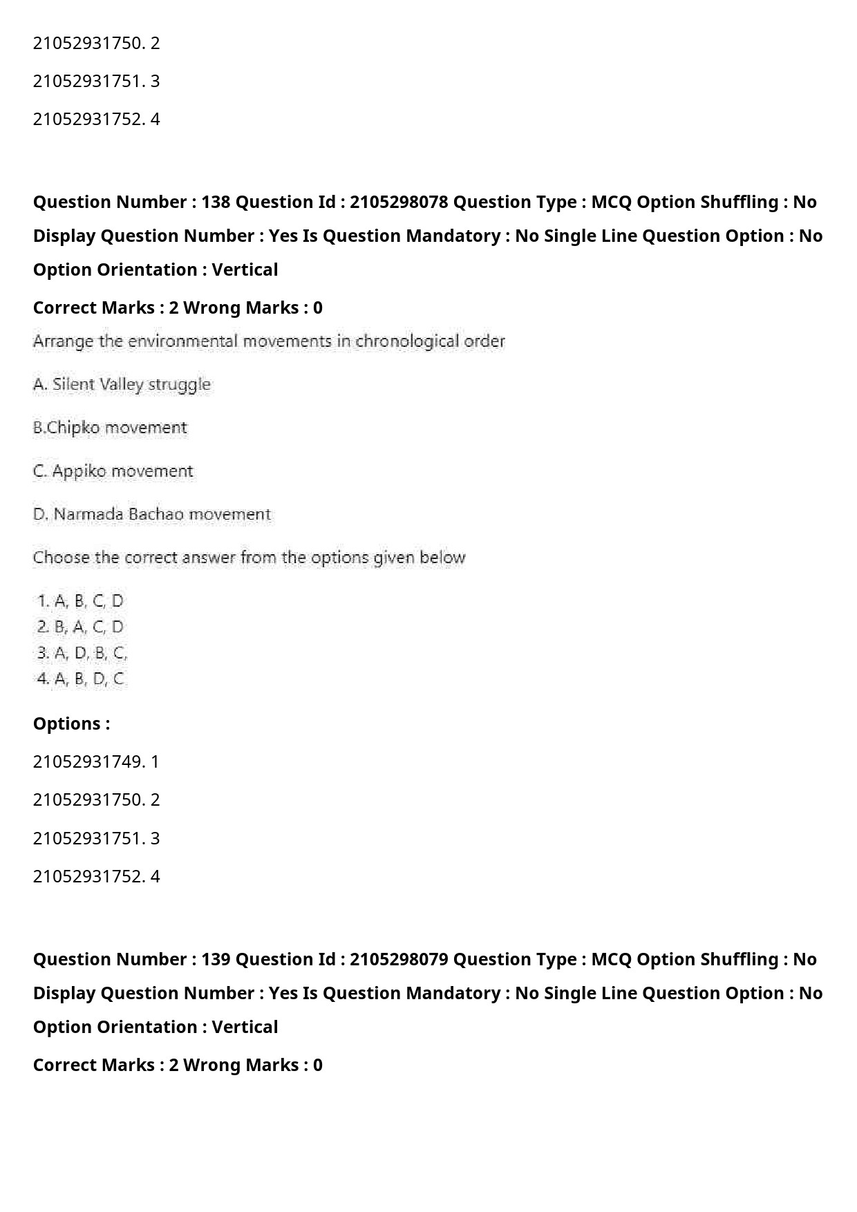 UGC NET Environmental Sciences Question Paper September 2020 180