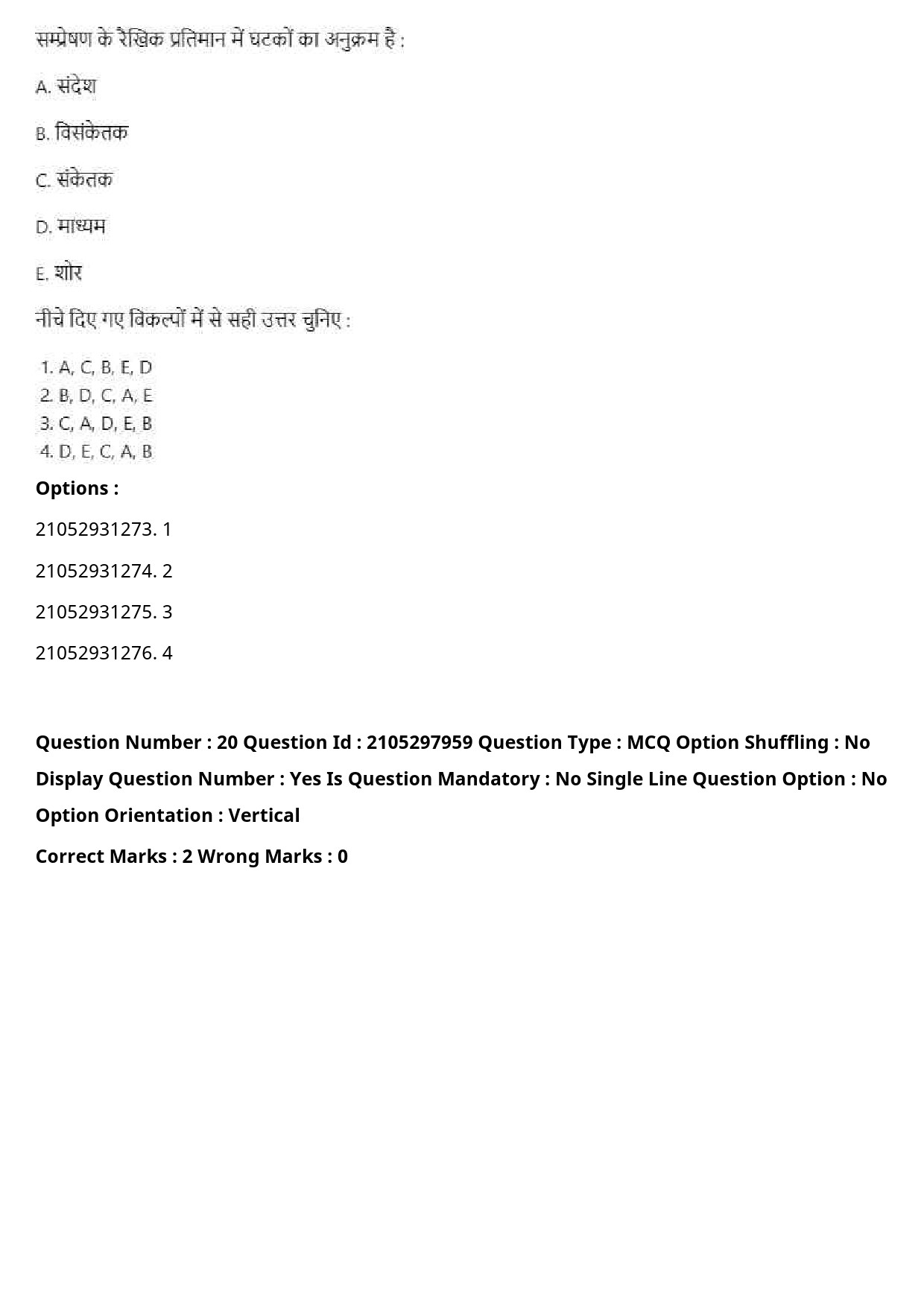 UGC NET Environmental Sciences Question Paper September 2020 26