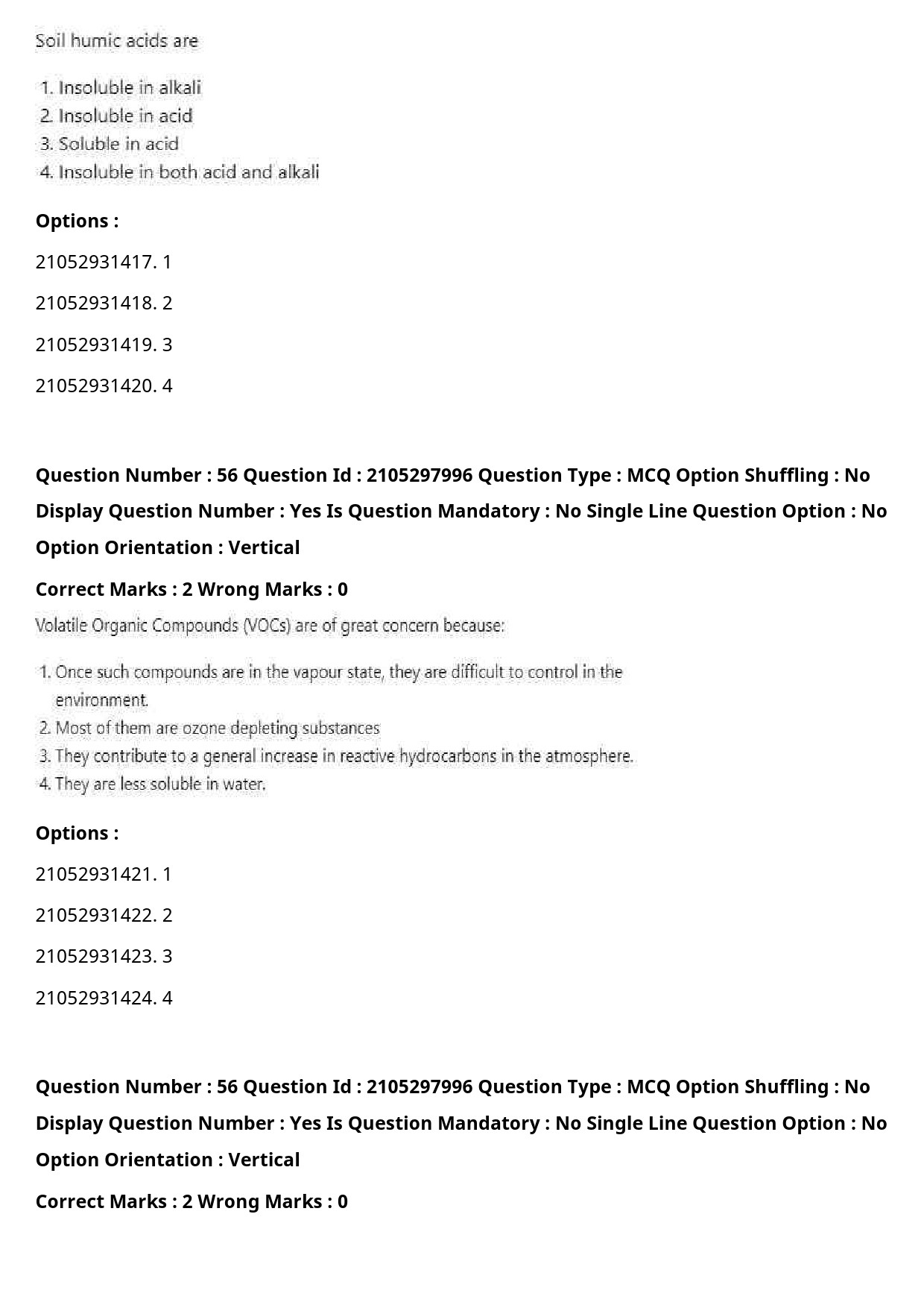 UGC NET Environmental Sciences Question Paper September 2020 73