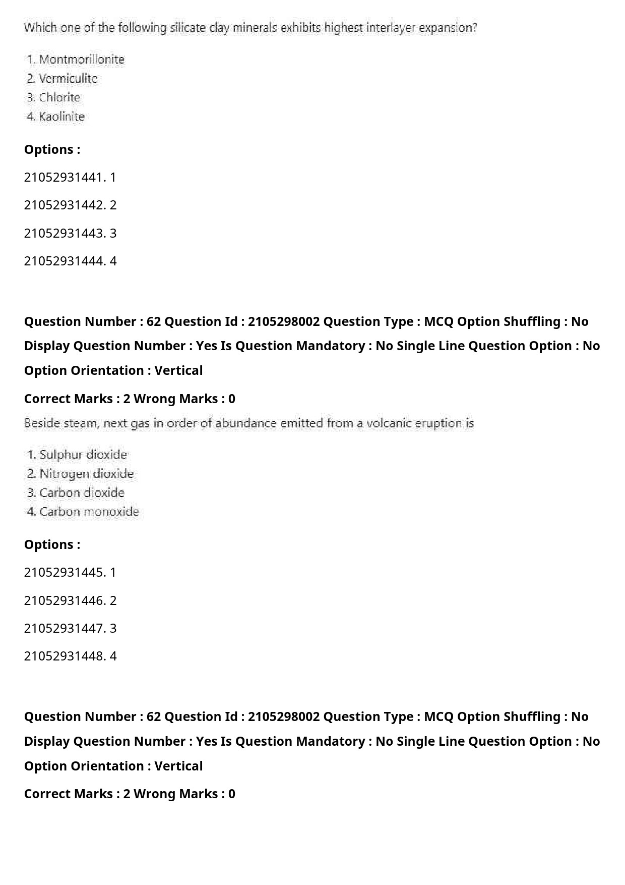 UGC NET Environmental Sciences Question Paper September 2020 79