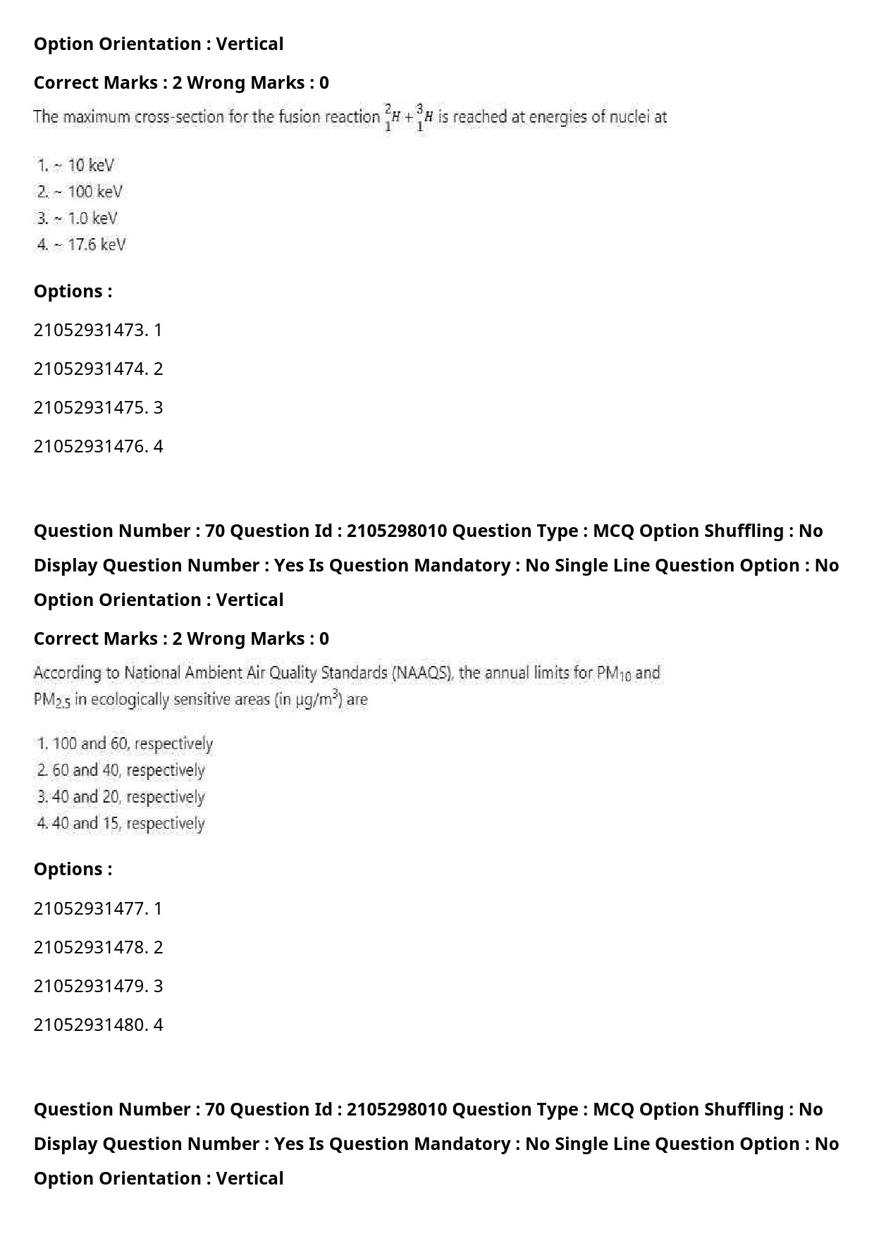 UGC NET Environmental Sciences Question Paper September 2020 87