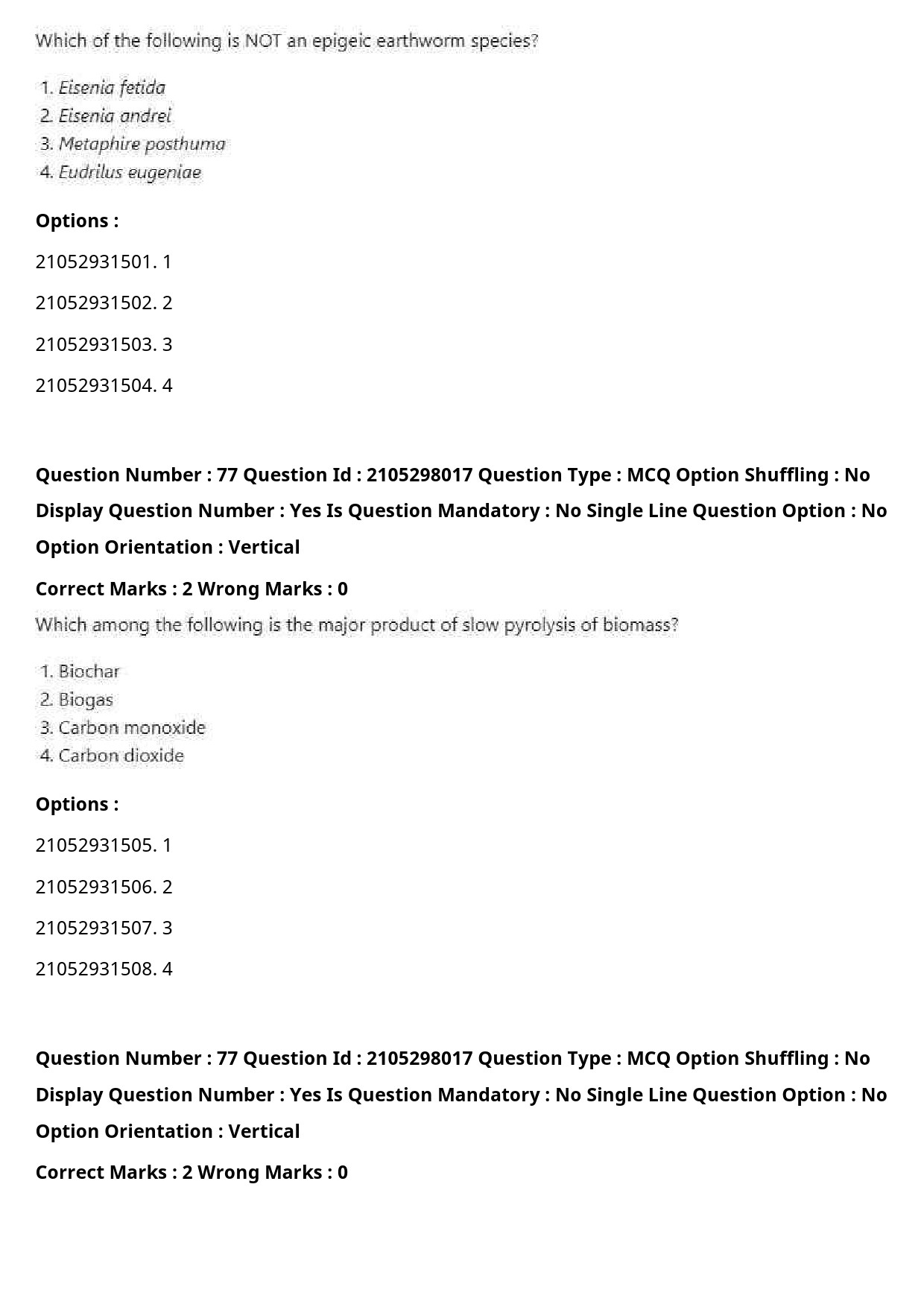 UGC NET Environmental Sciences Question Paper September 2020 94