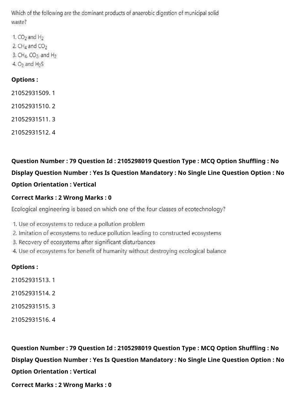 UGC NET Environmental Sciences Question Paper September 2020 96