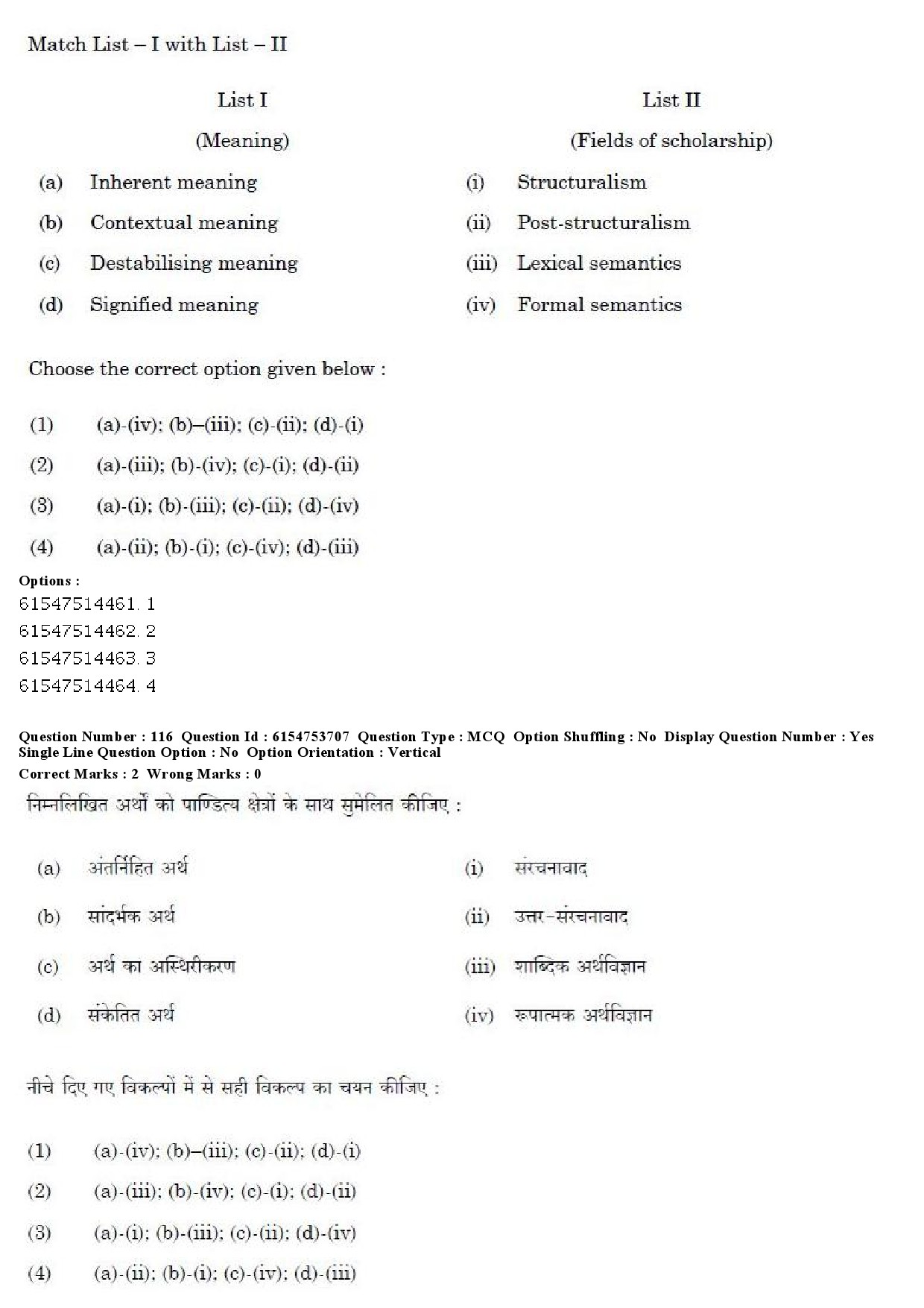 UGC NET Folk Literature Question Paper December 2019 101