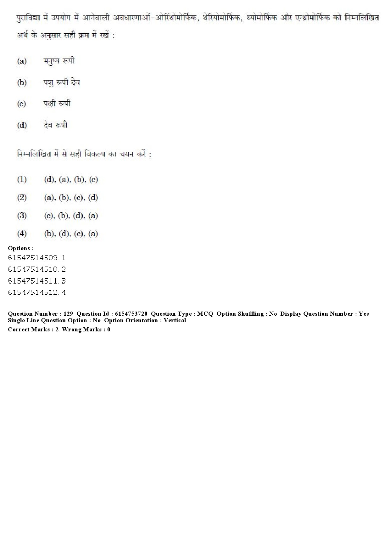 UGC NET Folk Literature Question Paper December 2019 115